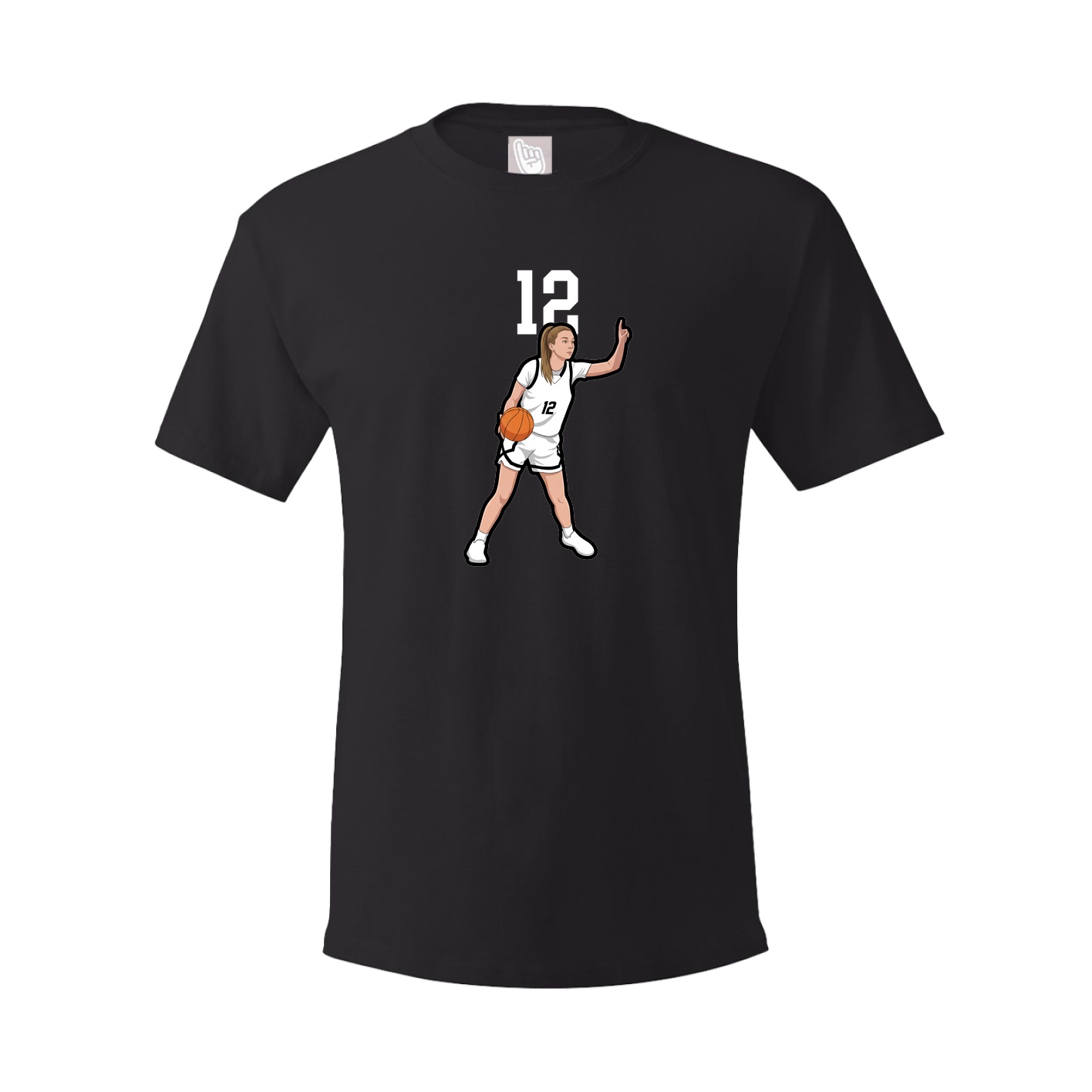 Tee — Number Top in Black