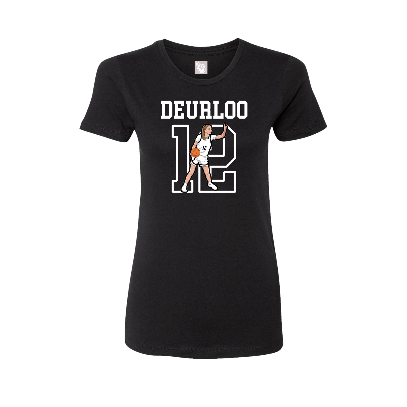 Fitted Women's Tee — Shirsey in Black