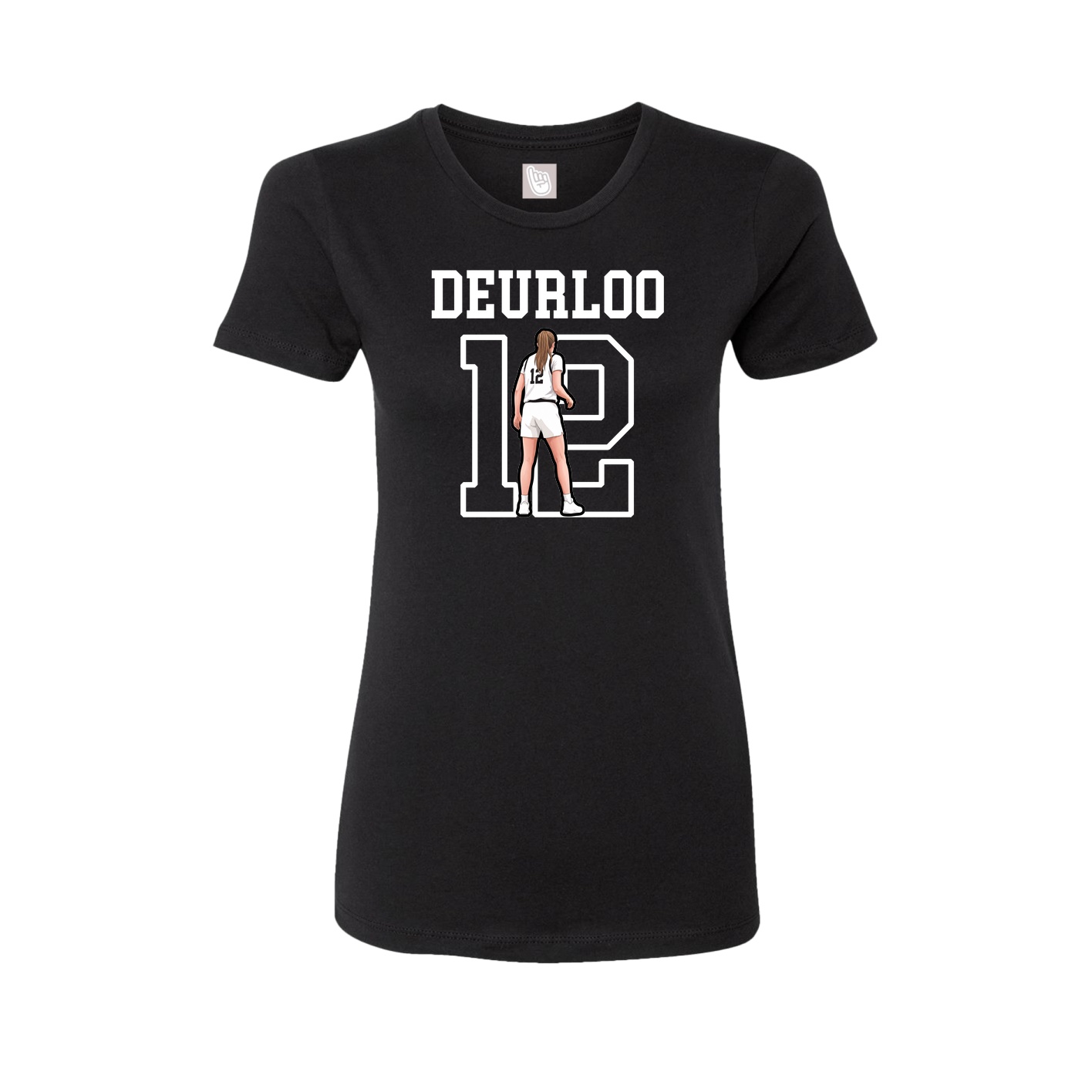 Fitted Women's Tee — Shirsey in Black