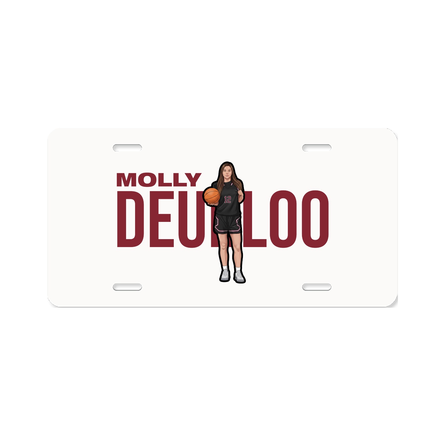 License Plate — Player Name in Classic
