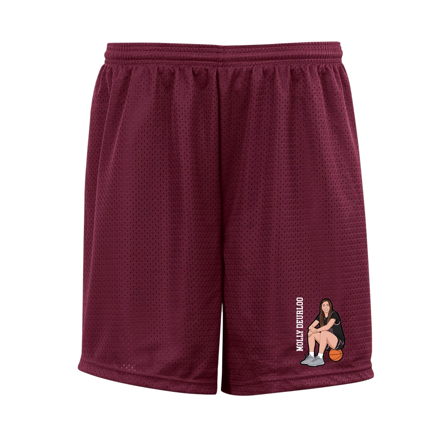 Shorts — Name Vertical in Cardinal