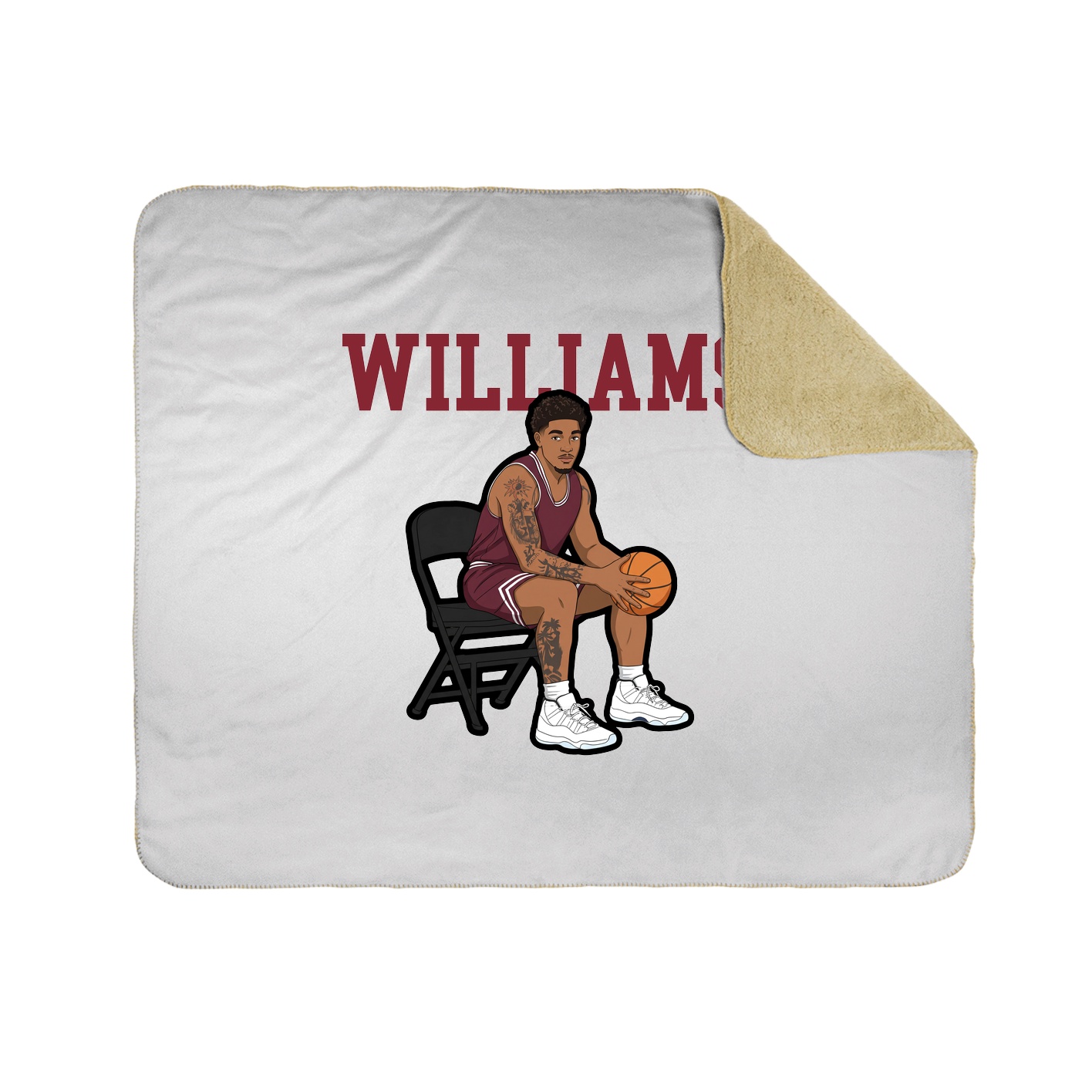 Throw Blanket — Shirsey in White