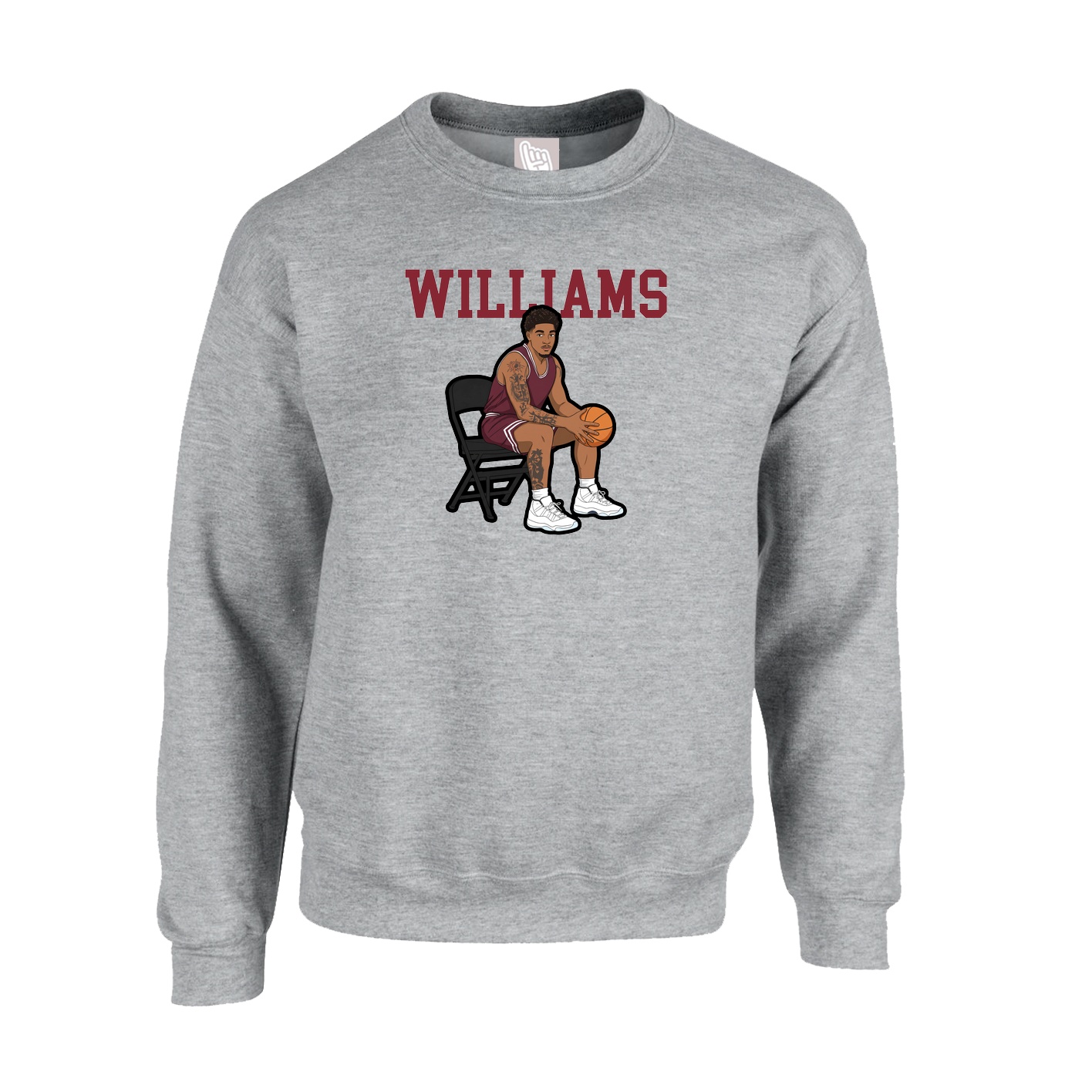 Fleece Crew — Shirsey in Grey
