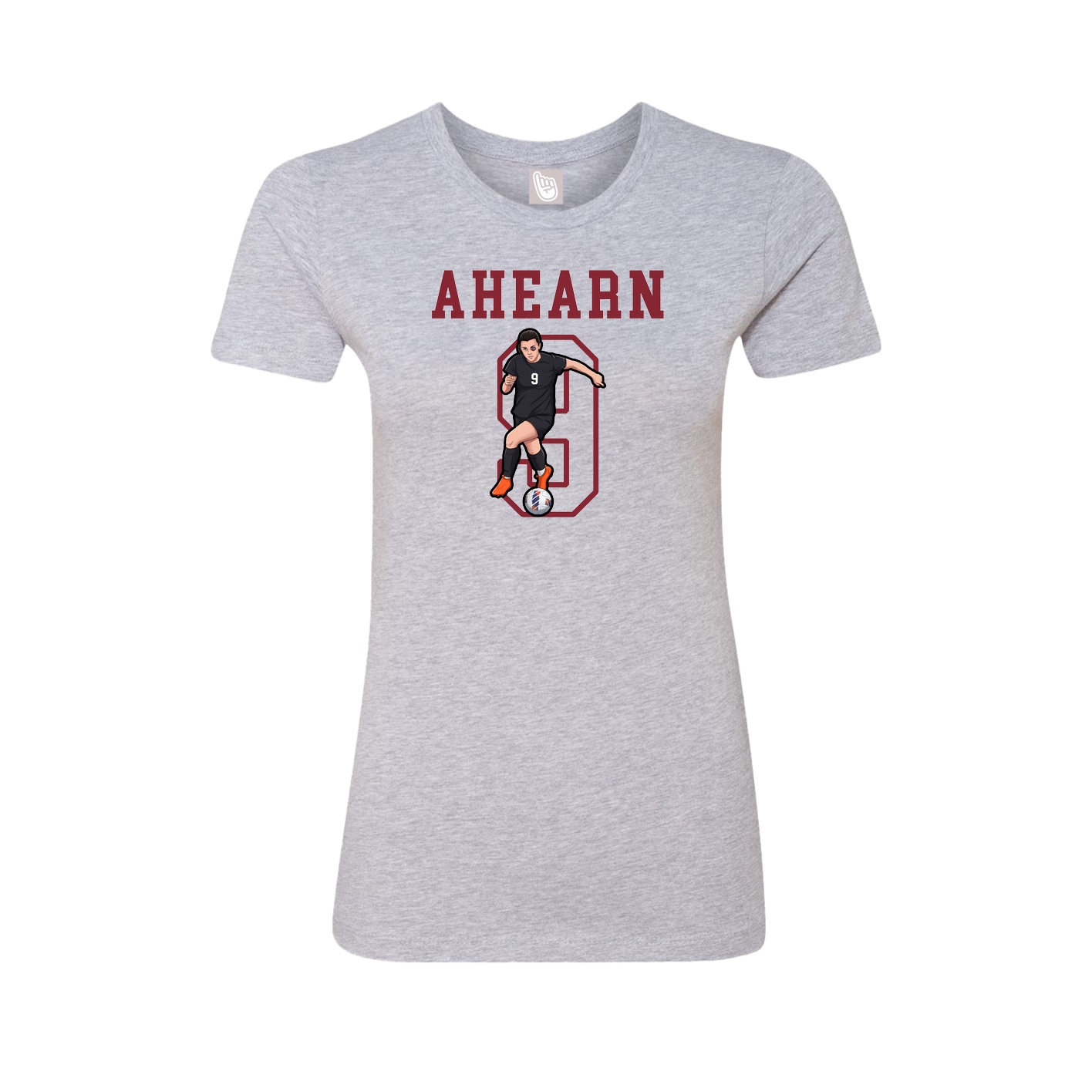 Fitted Women's Tee — Shirsey in Grey