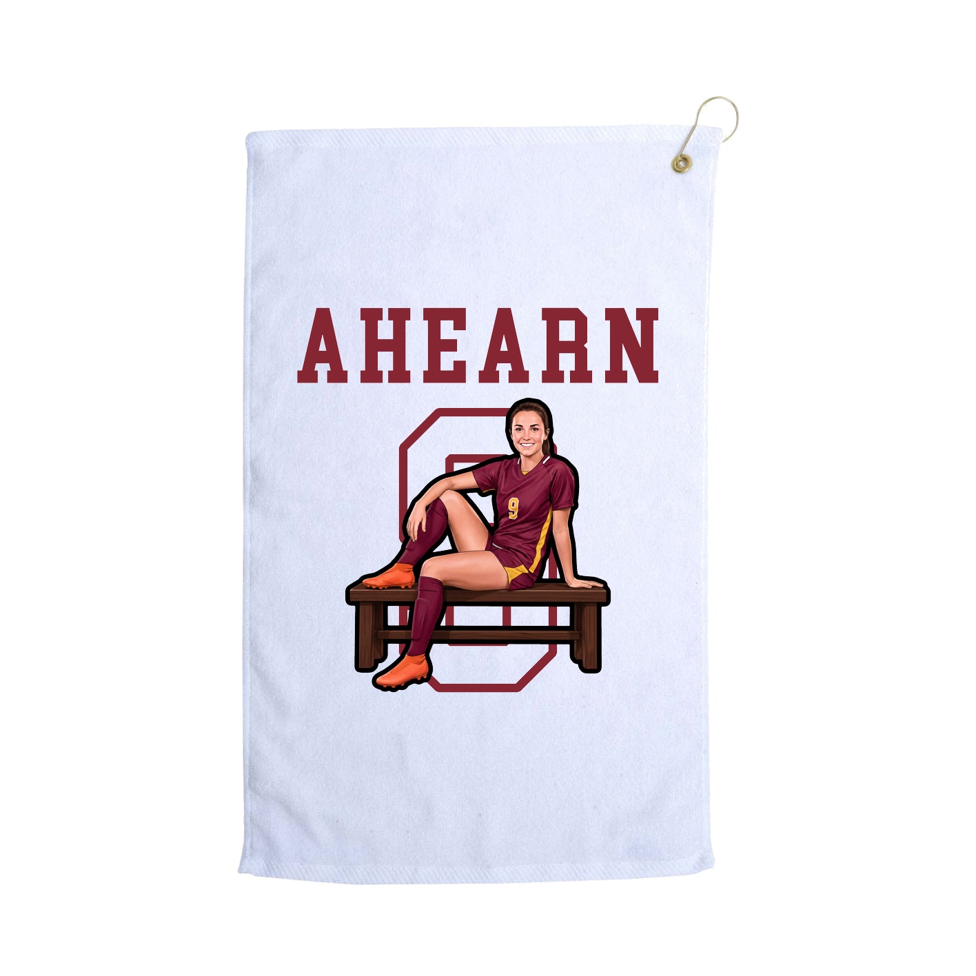 Golf Towel — Shirsey in White