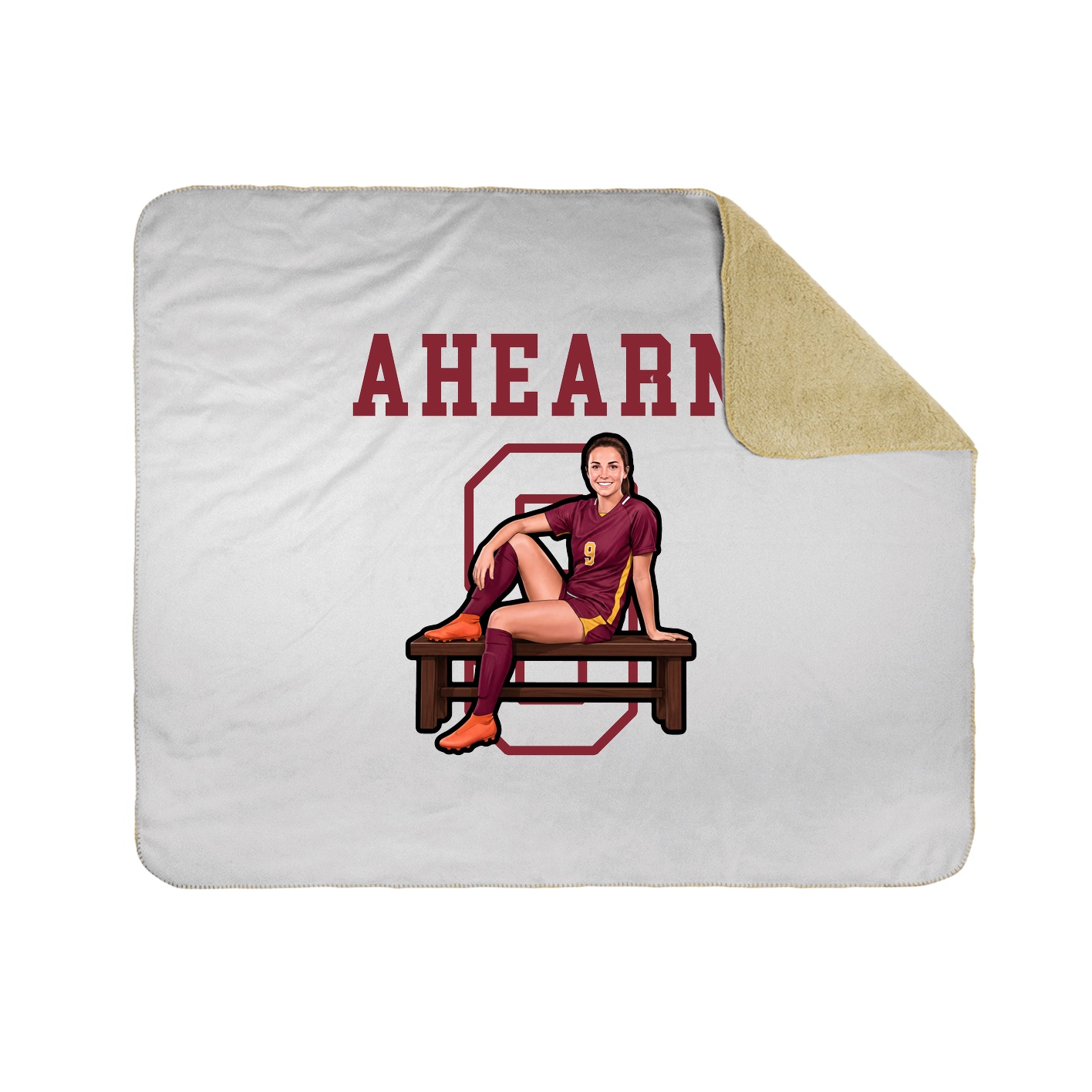 Throw Blanket — Shirsey in White