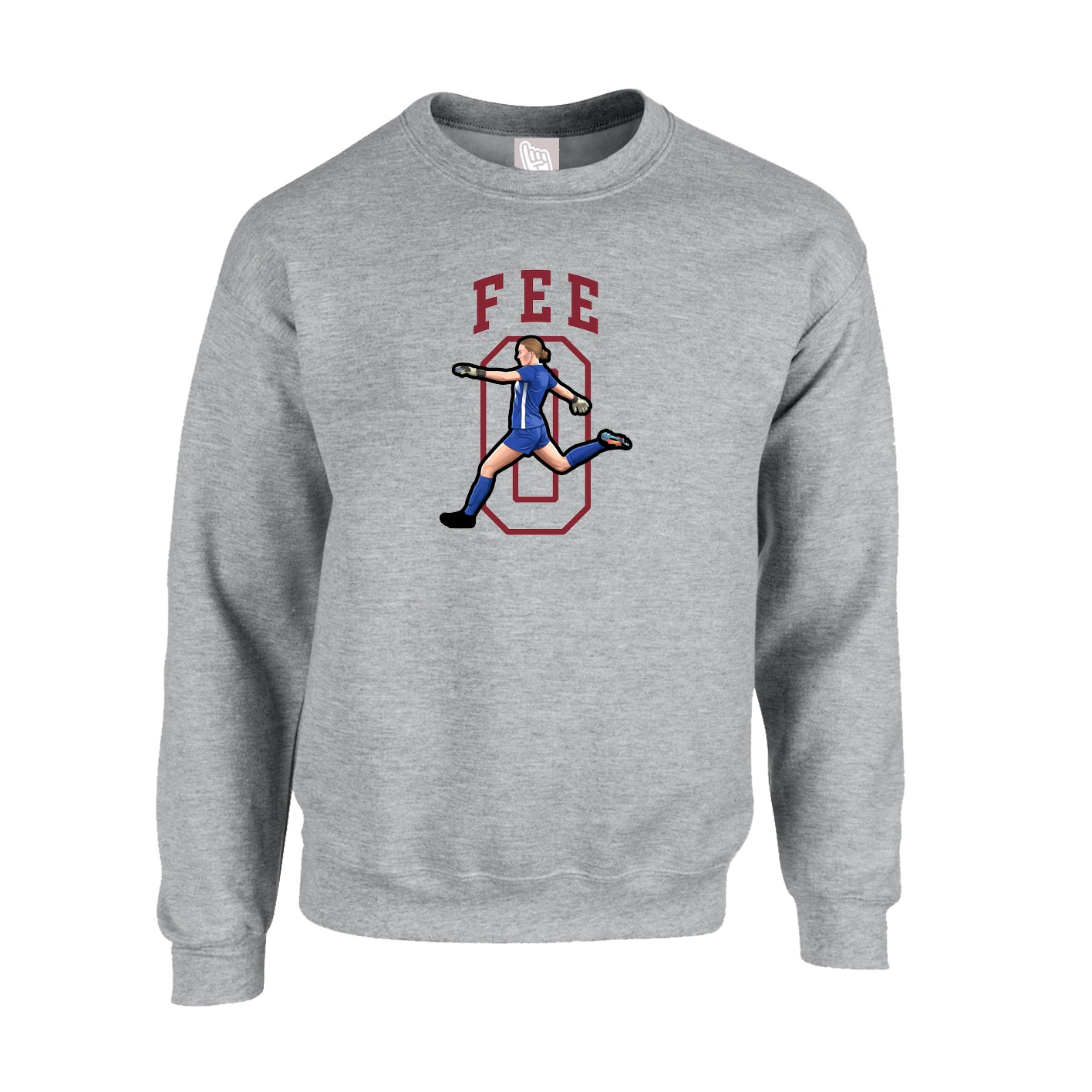 Fleece Crew — Shirsey in Grey