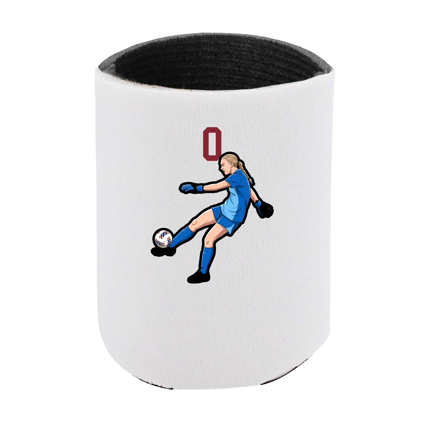 Can Holder — Number Top in White