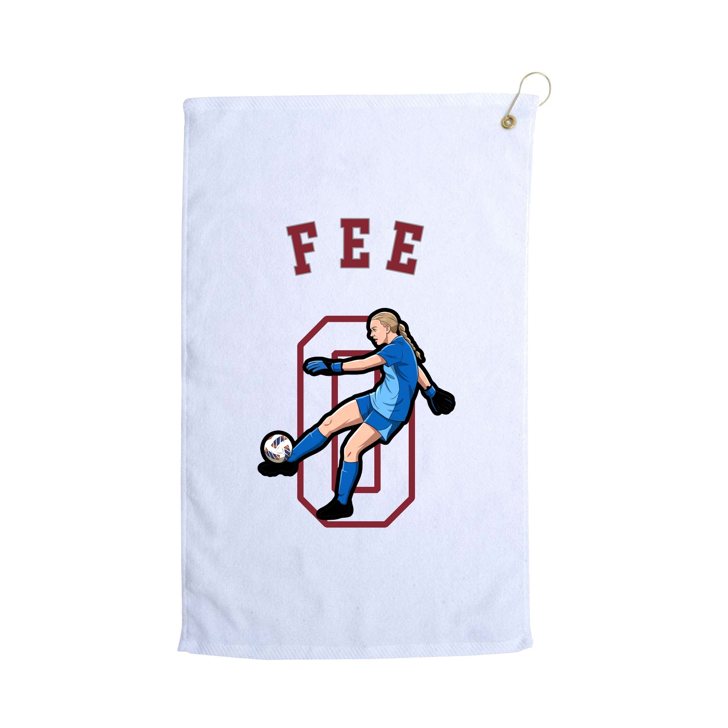 Golf Towel — Shirsey Arch in White