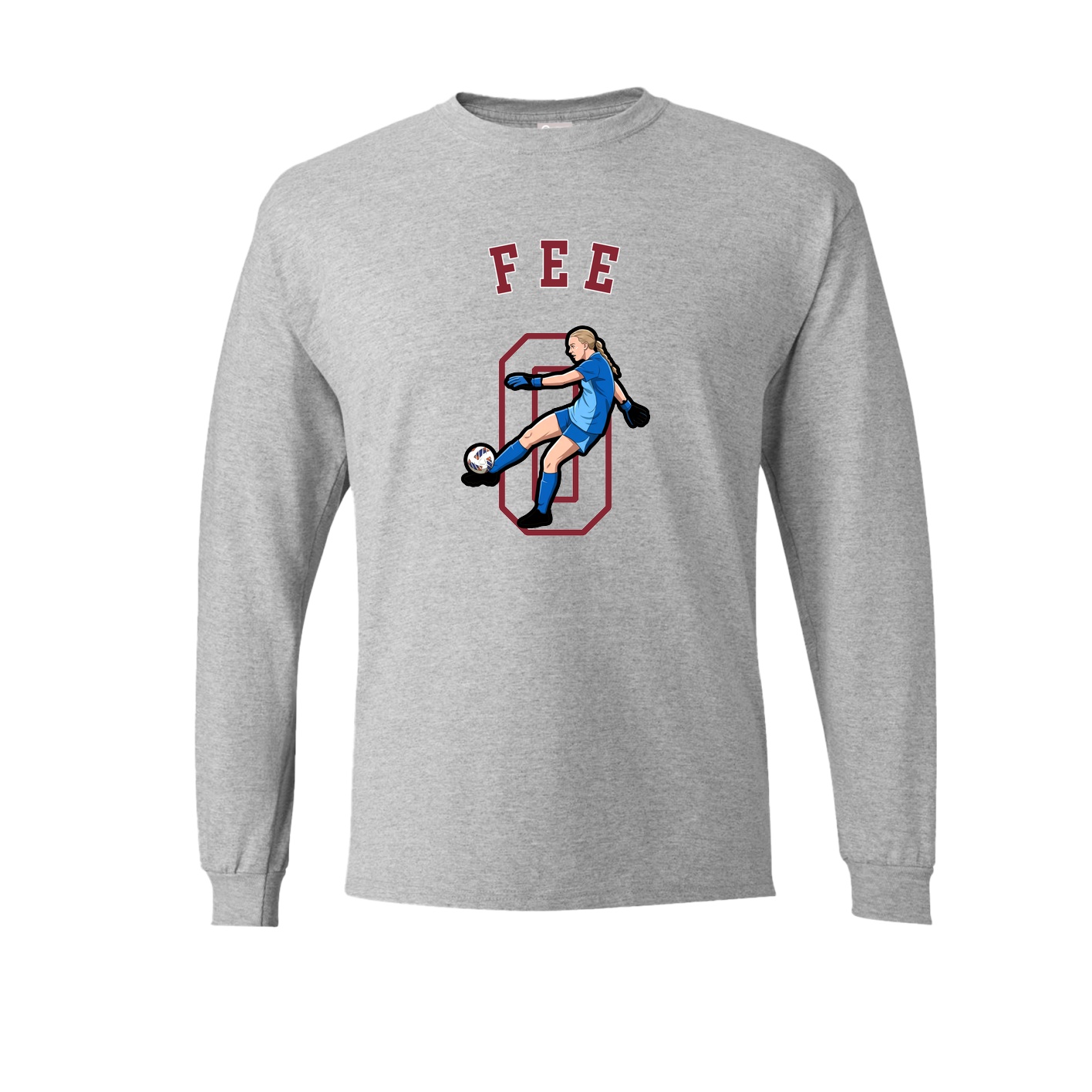 Long Sleeve Tee — Shirsey Arch in Grey