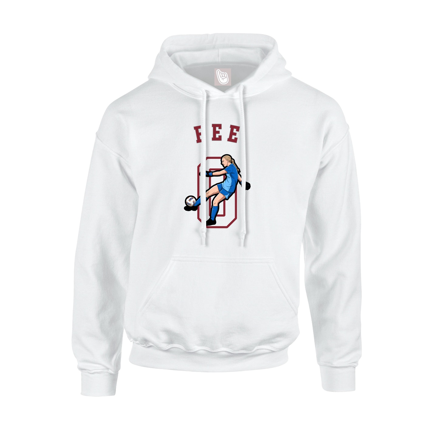 Youth Hoodie — Shirsey Arch in White