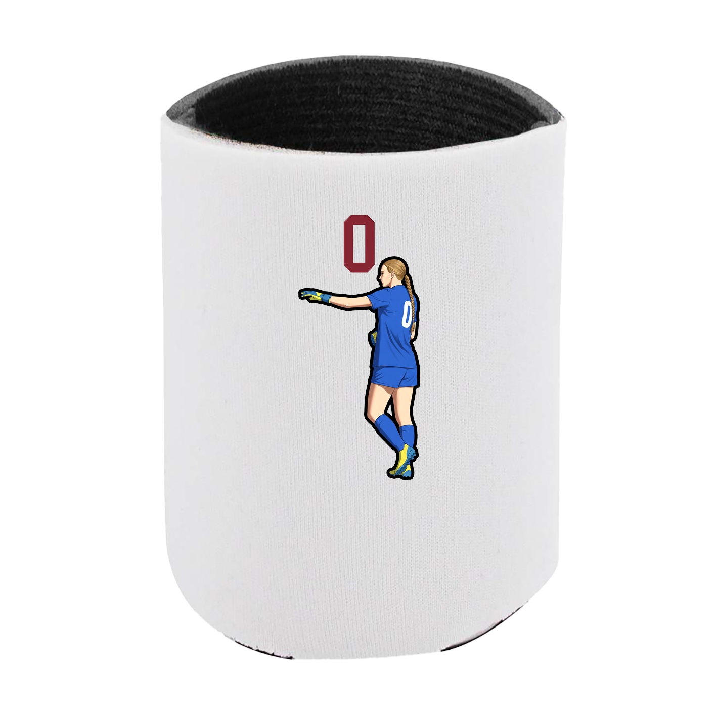 Can Holder — Number Top in White