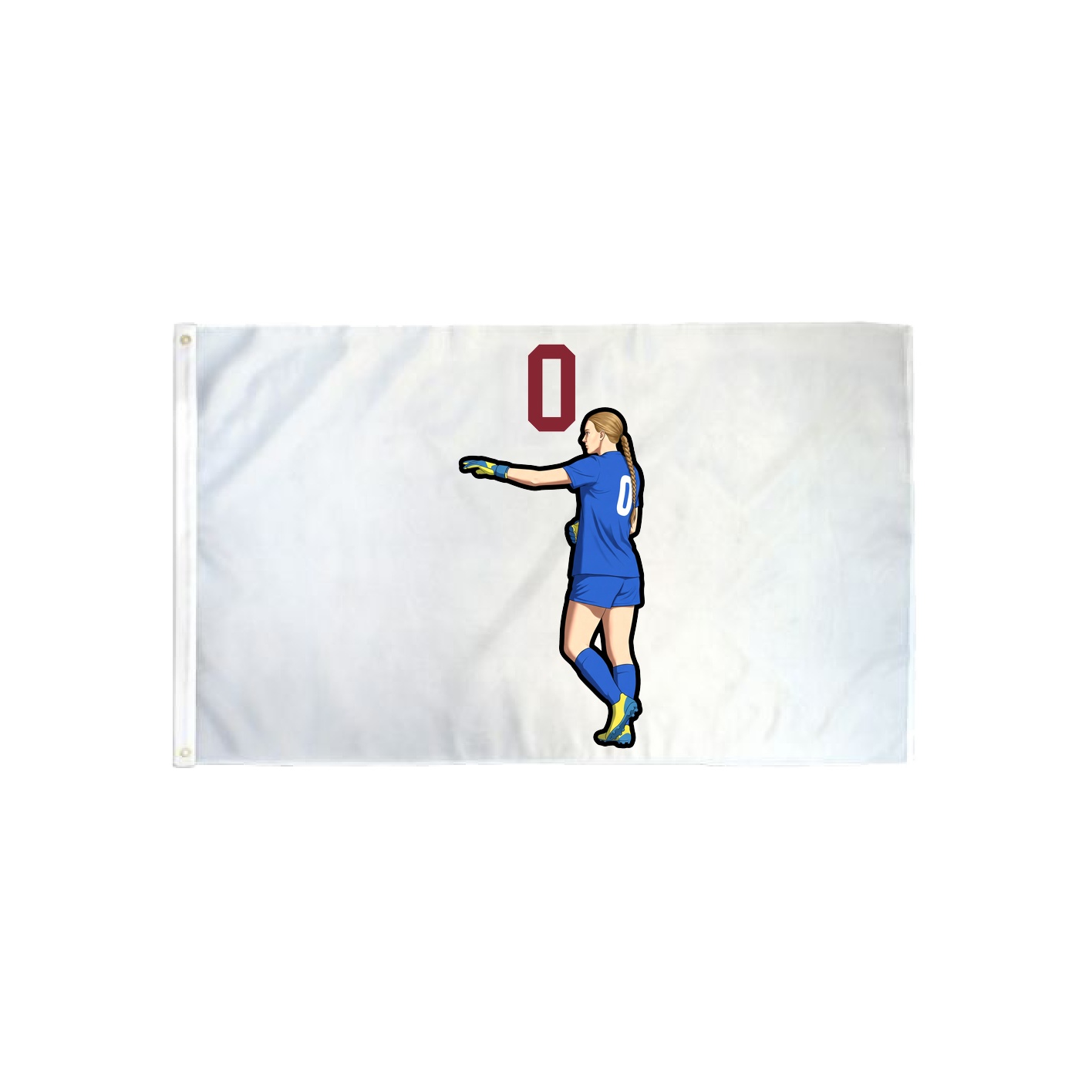 3x5 Flag — Number Top in Classic