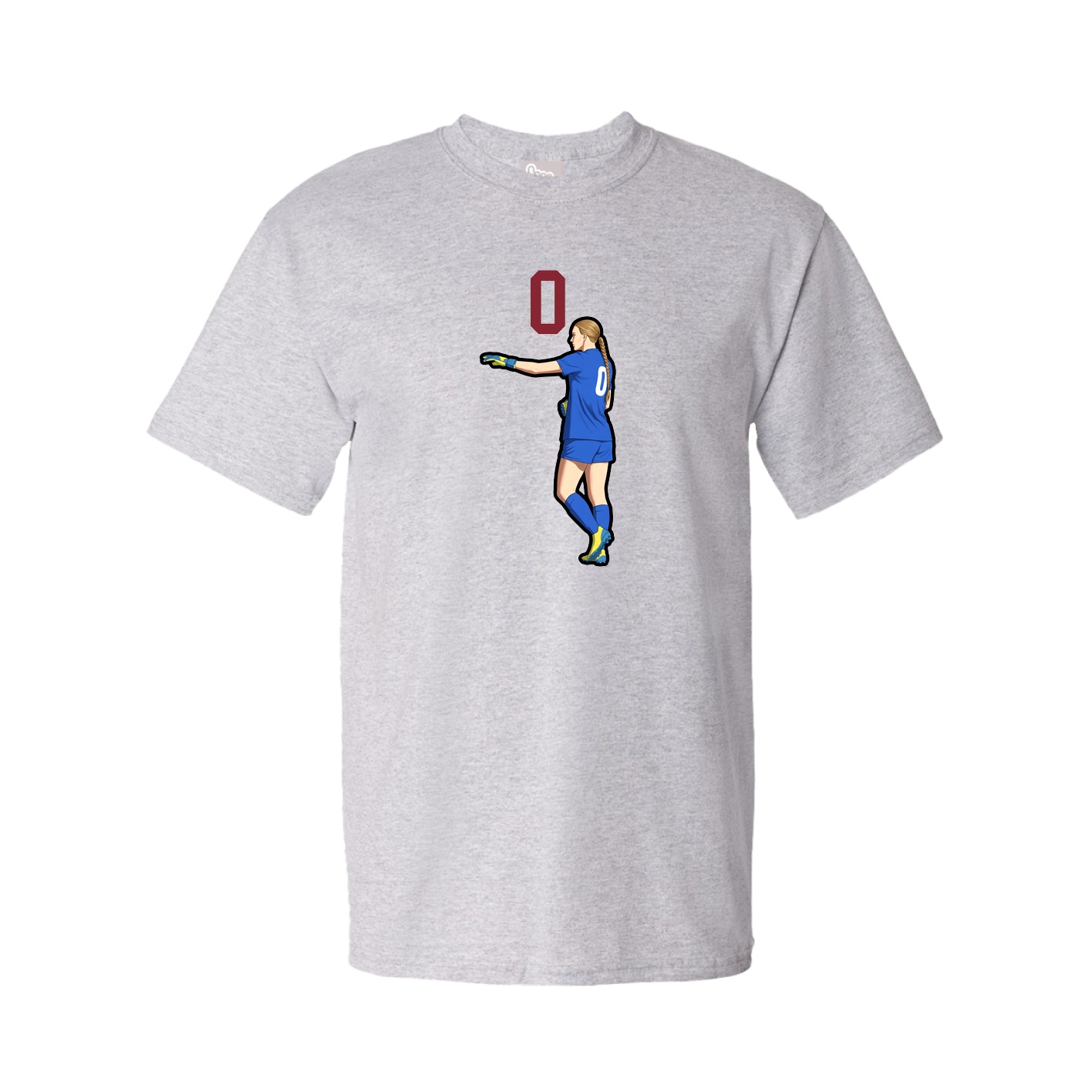 Tee — Number Top in Grey