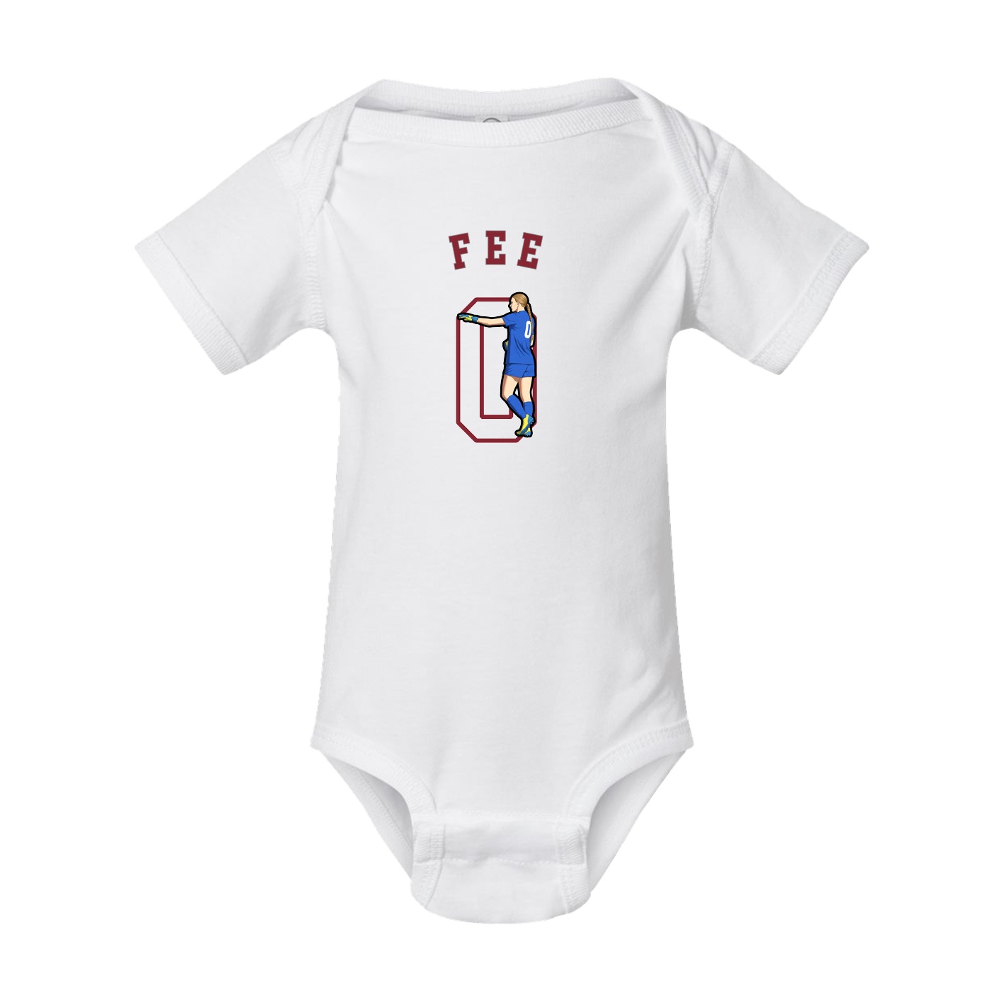 Baby Onesie — Shirsey Arch in White