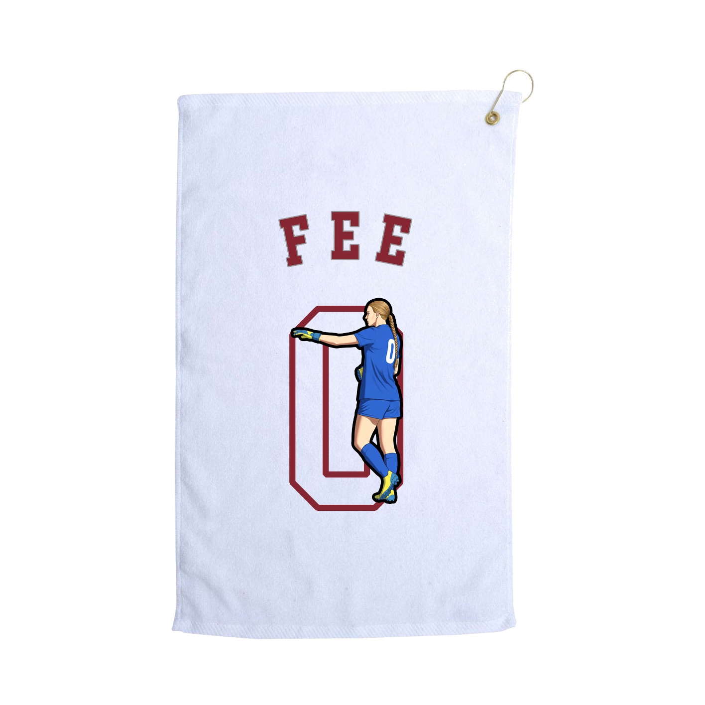 Golf Towel — Shirsey Arch in White