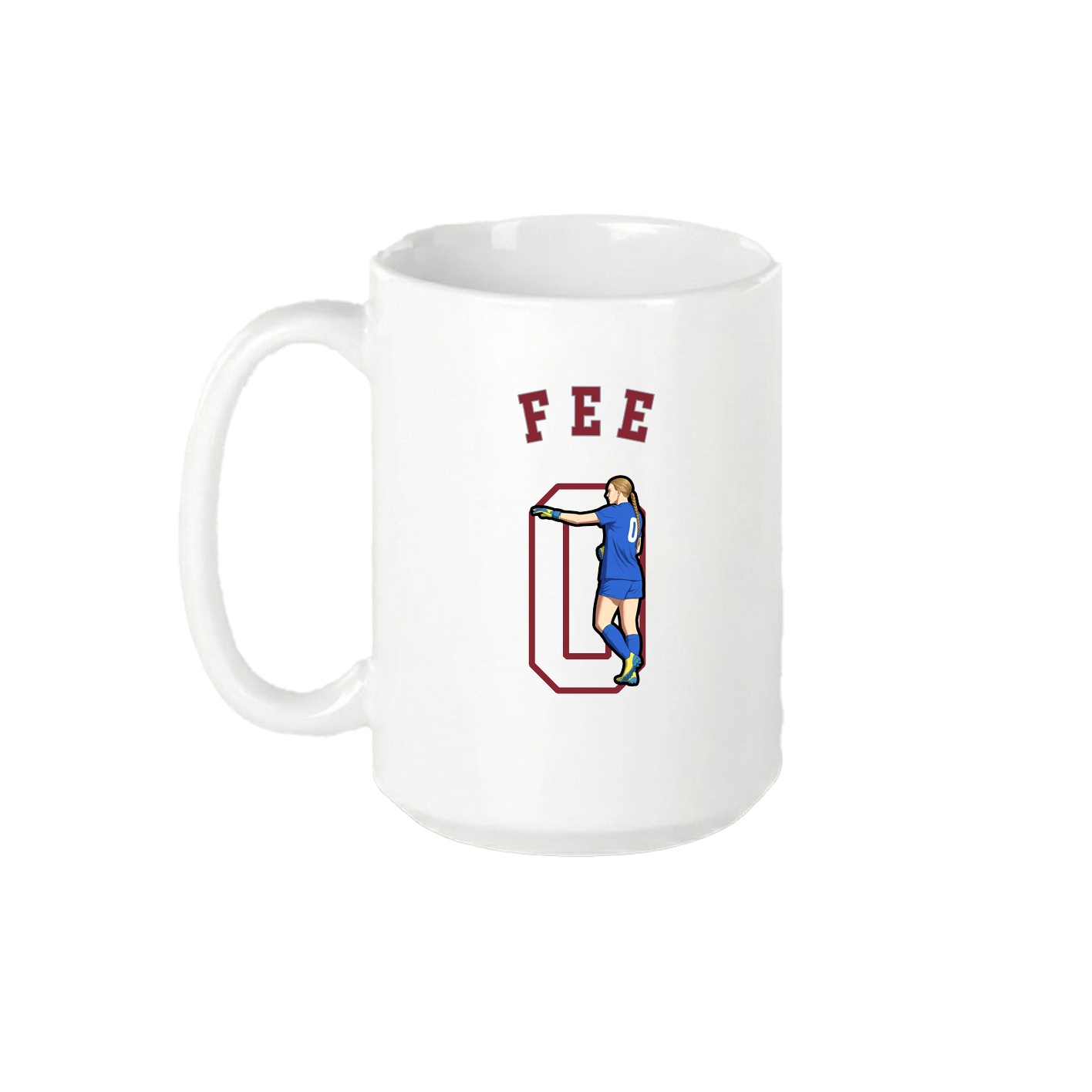 15oz Coffee Mug — Shirsey Arch in White