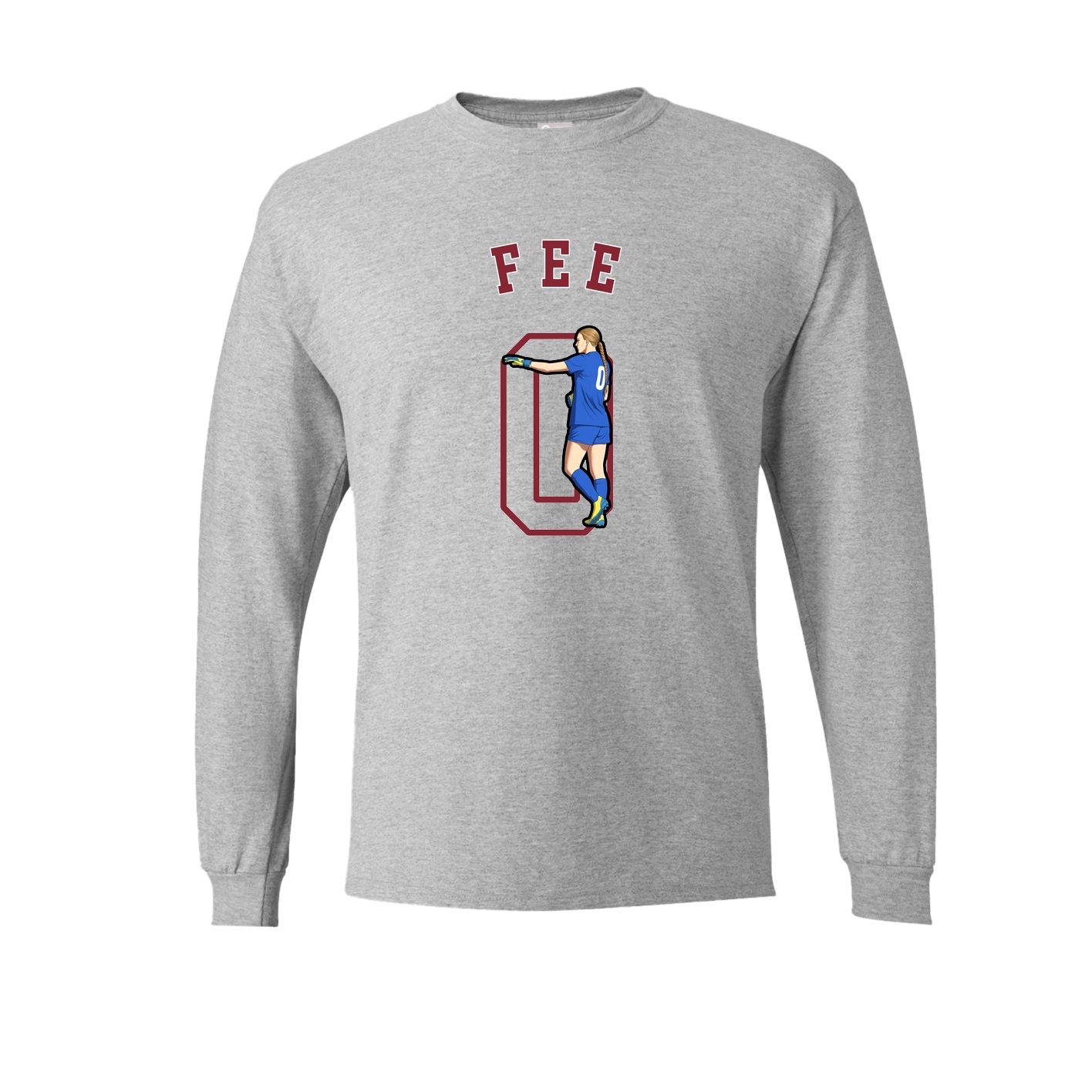 Long Sleeve Tee — Shirsey Arch in Grey