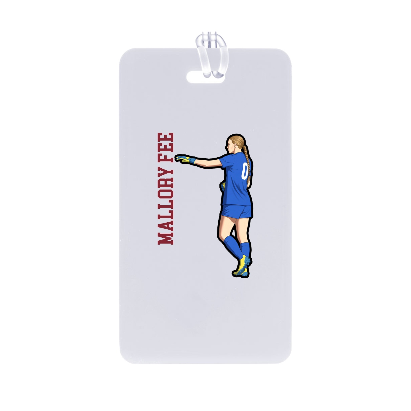 Bag Tag — Name Vertical in Classic