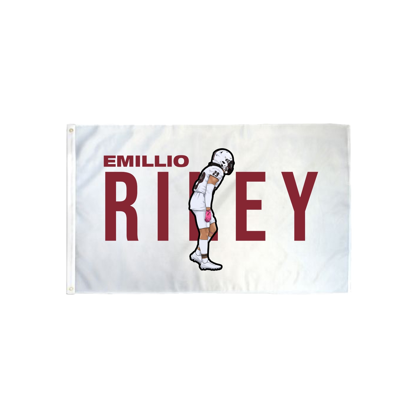 3x5 Flag — Player Name in Classic