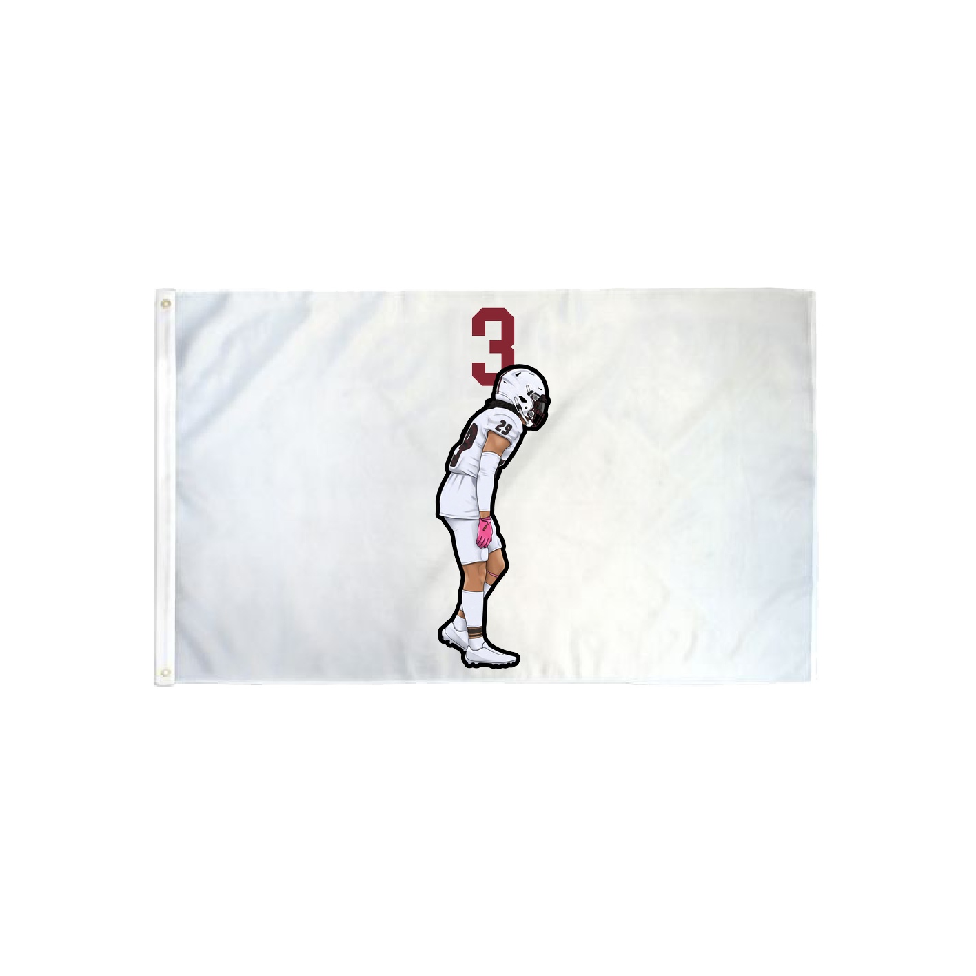 3x5 Flag — Number Top in Classic