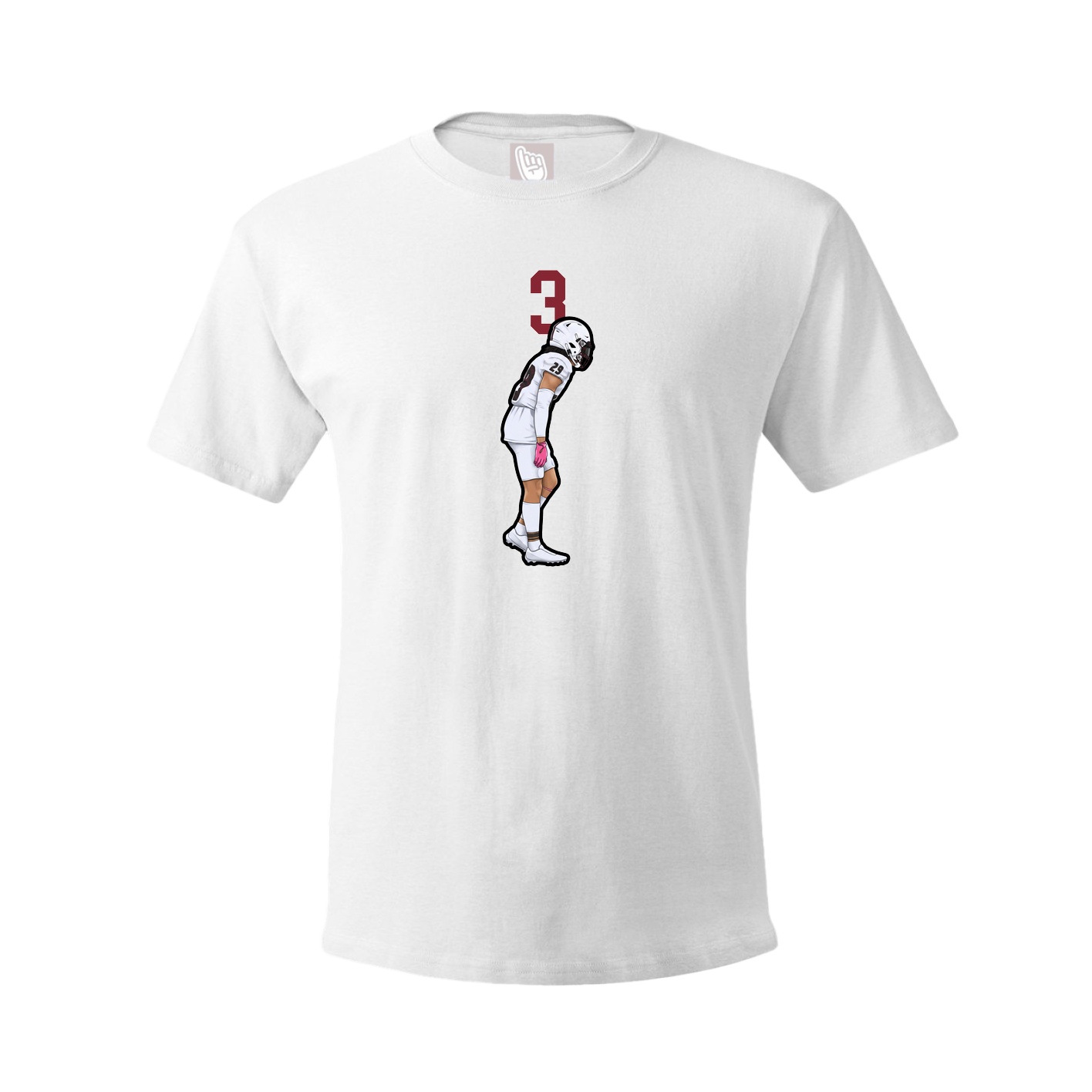 Tee — Number Top in White