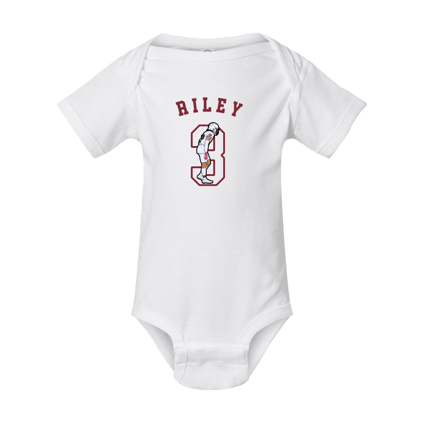 Baby Onesie — Shirsey Arch in White