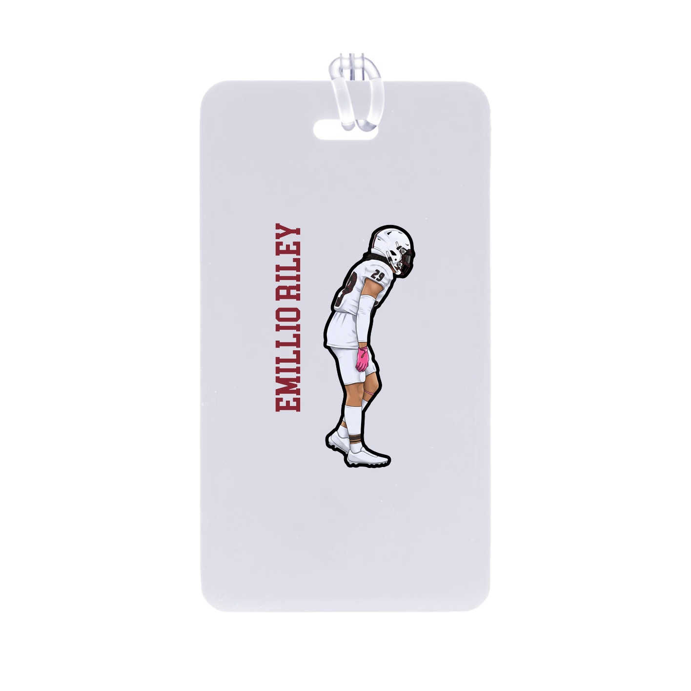 Bag Tag — Name Vertical in Classic