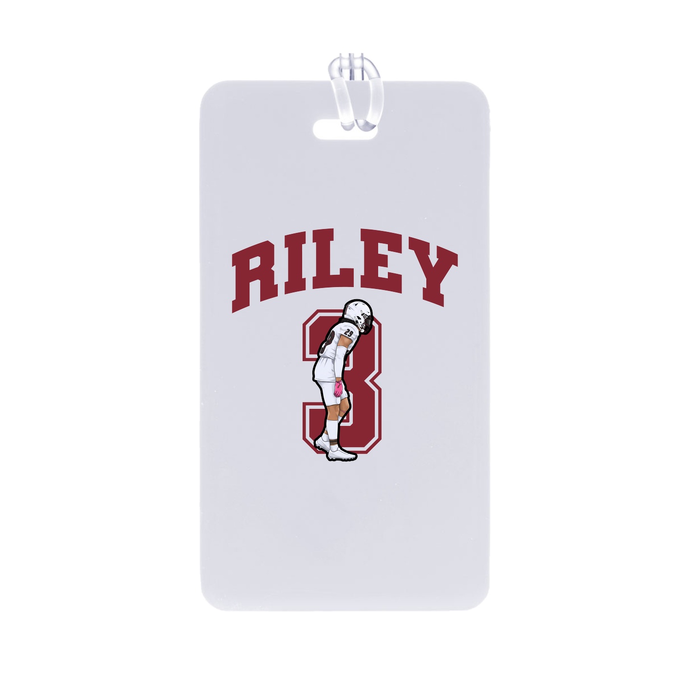 Bag Tag — Number in Classic