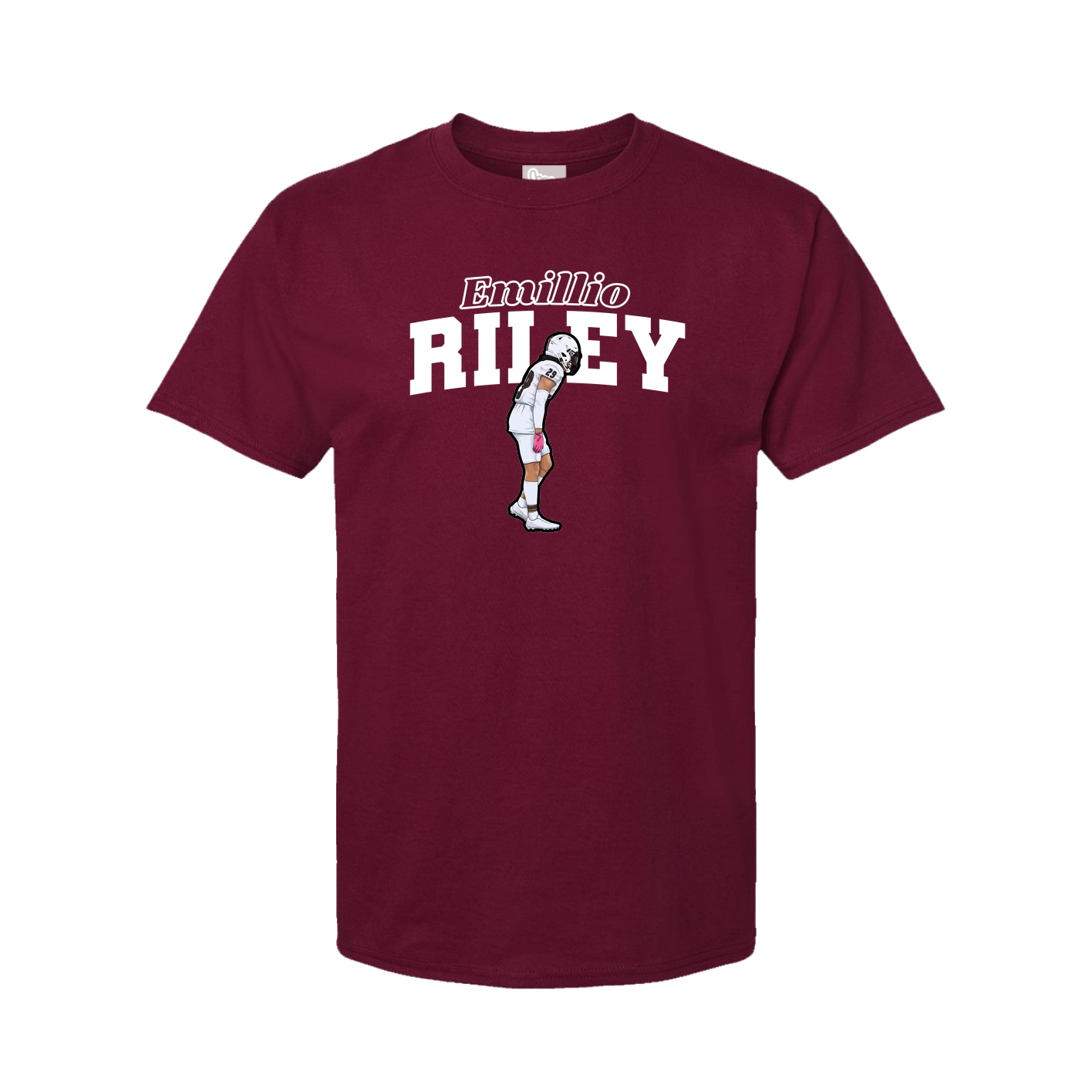 Youth Tee — Name Arch in Cardinal