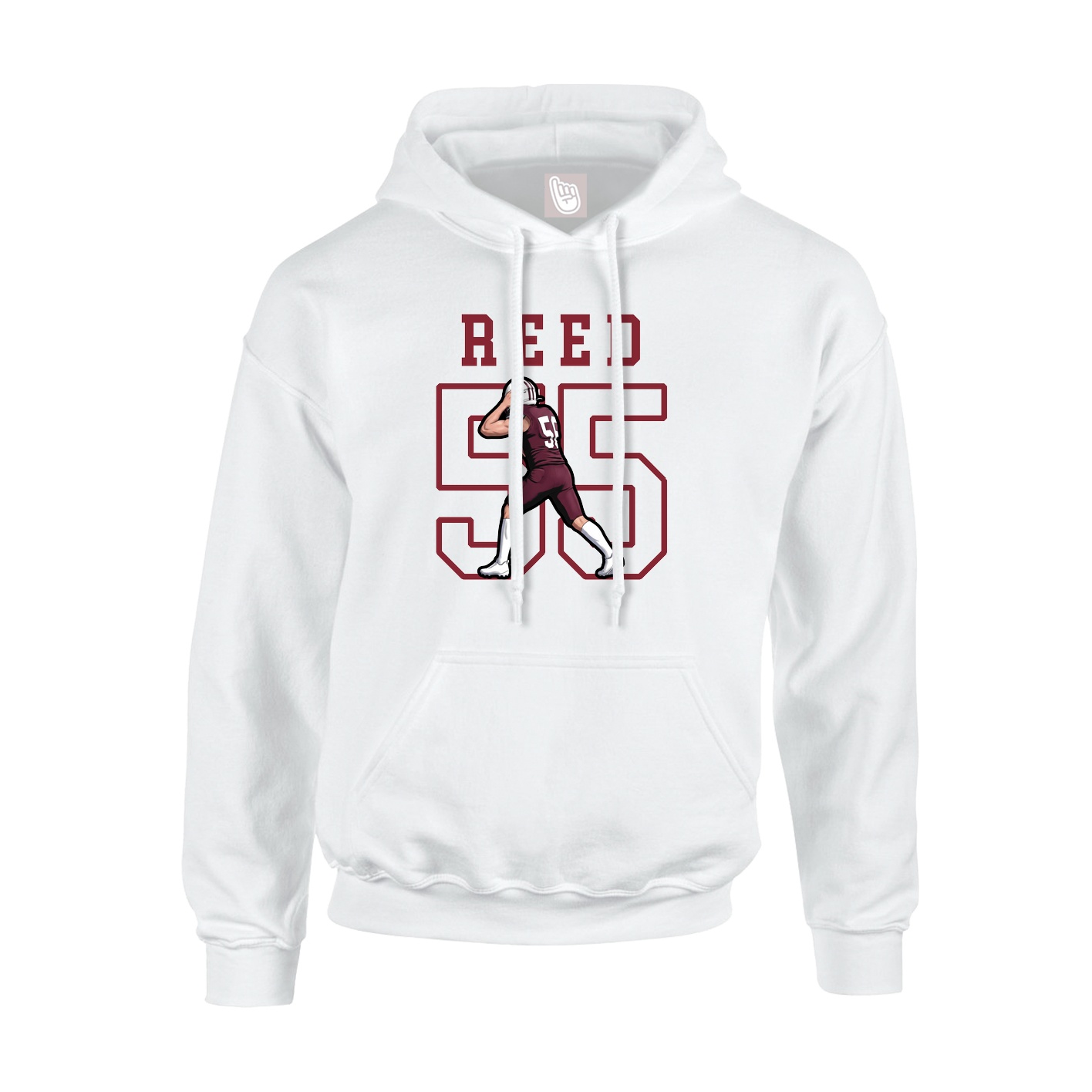 Youth Hoodie — Shirsey in White