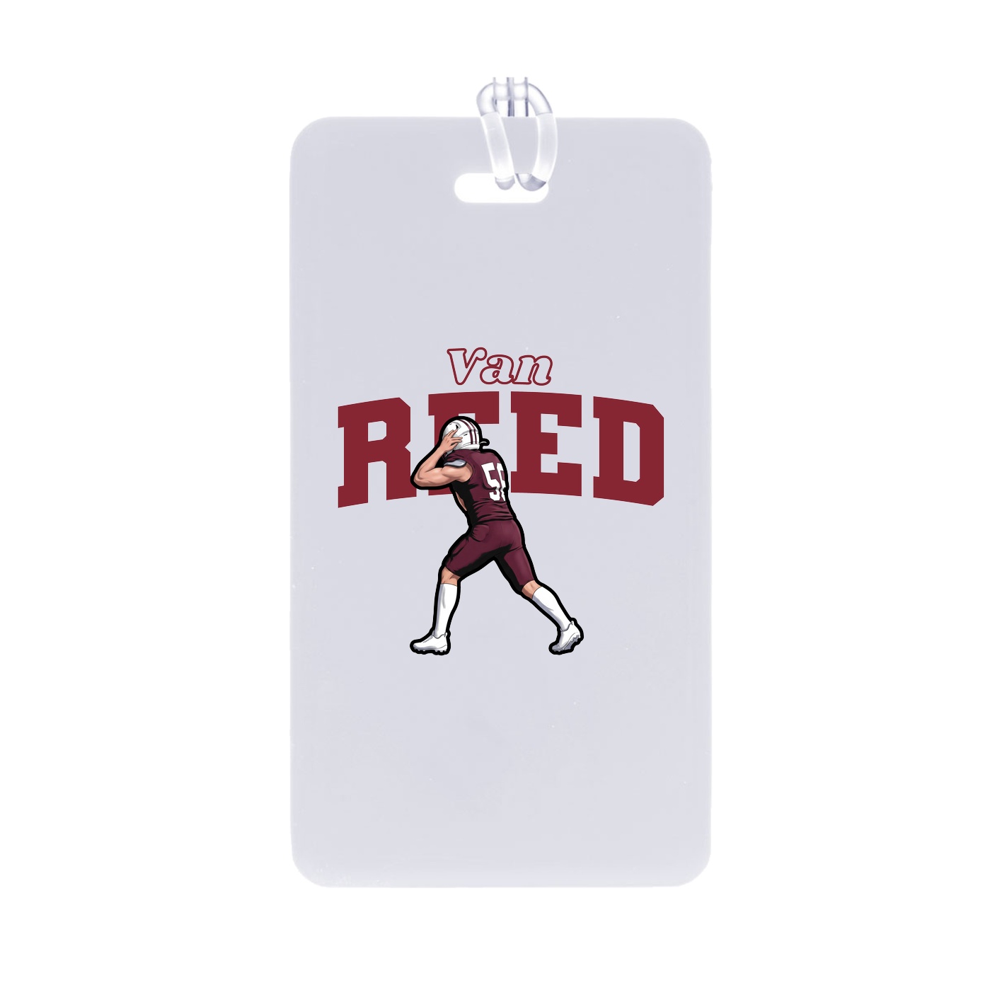 Bag Tag — Name Arch in Classic