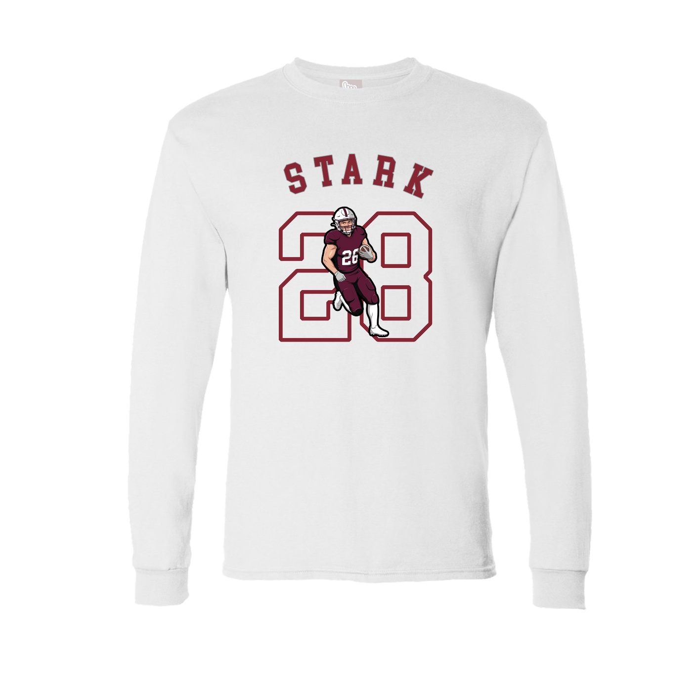 Long Sleeve Tee — Shirsey Arch in White