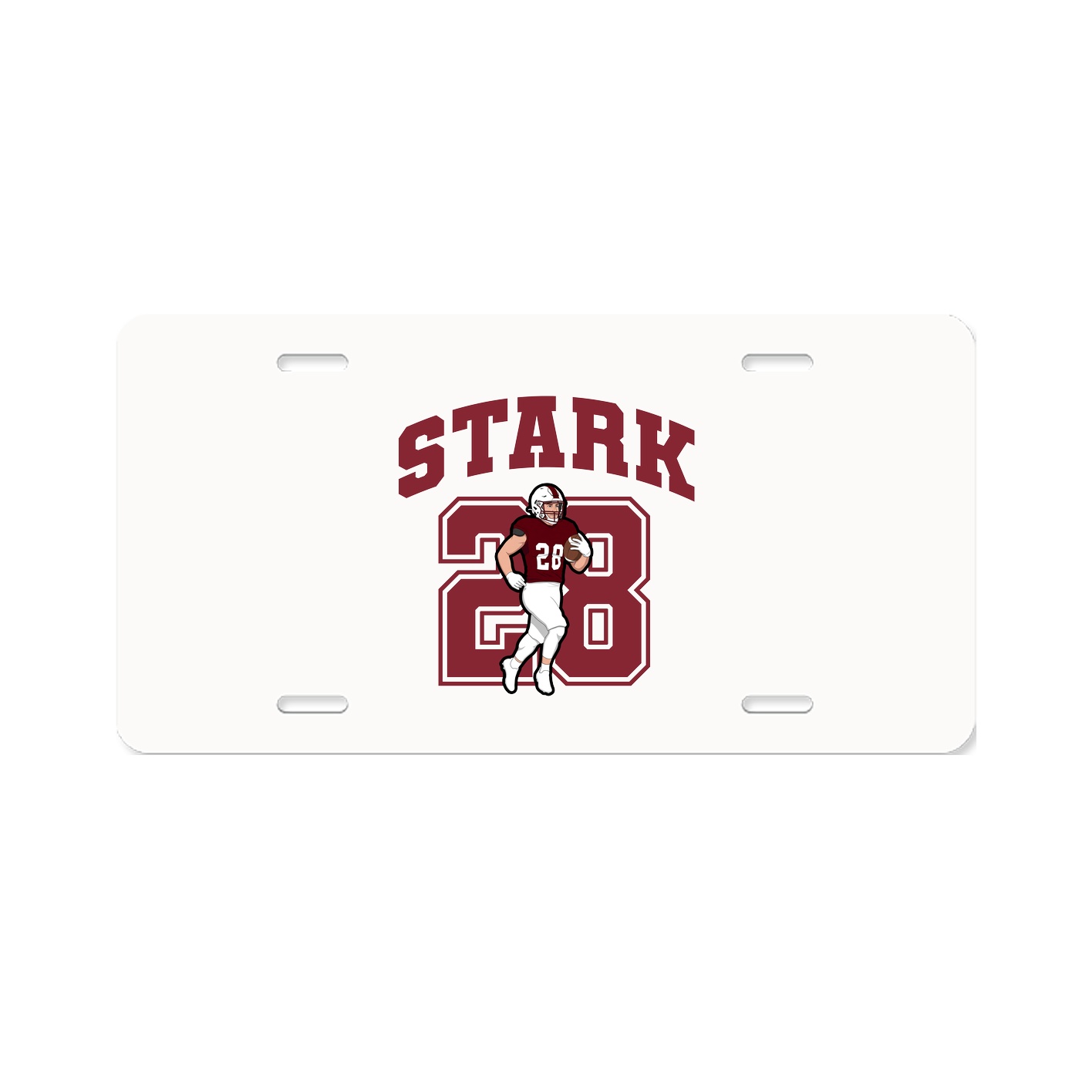 License Plate — Number in Classic