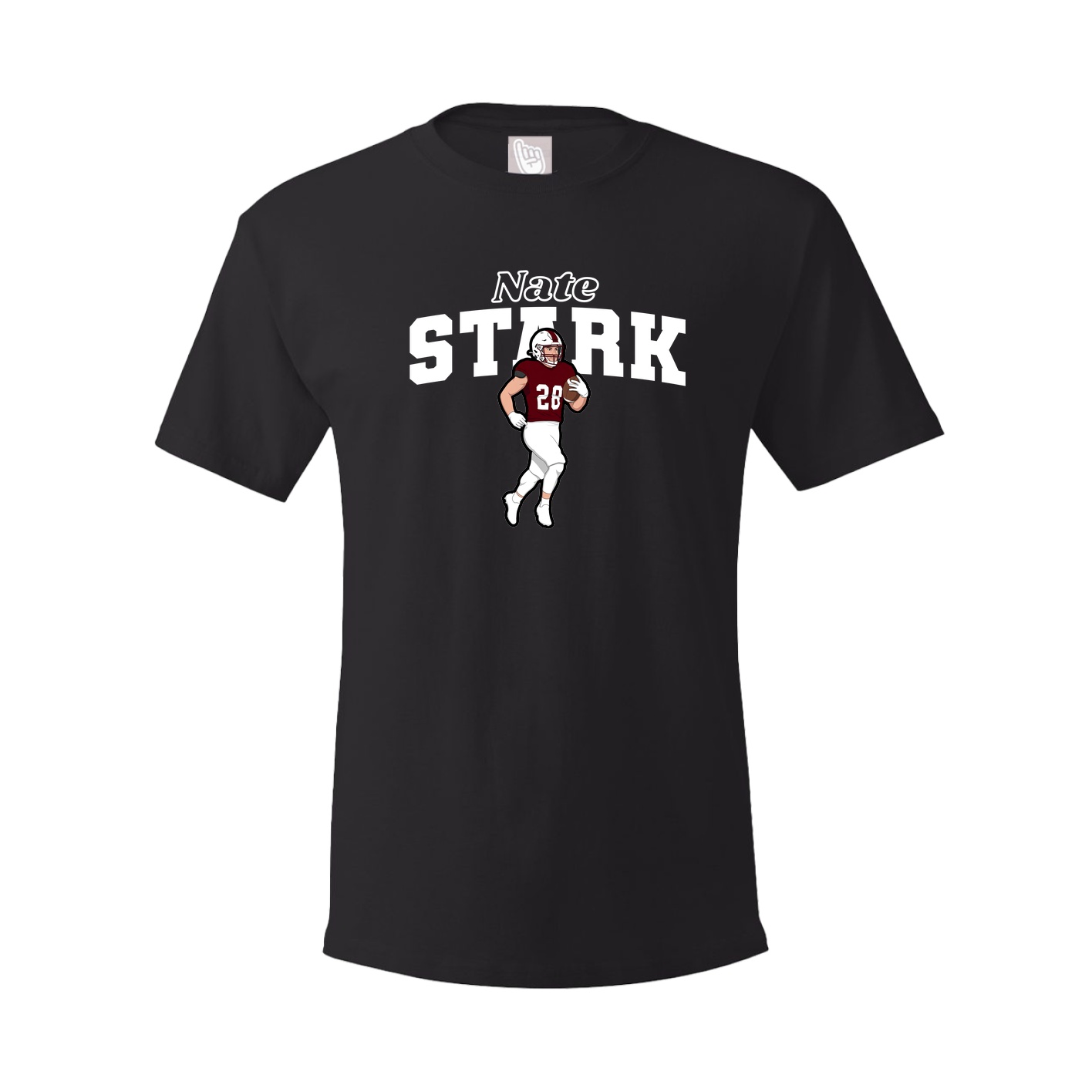 Youth Tee — Name Arch in Black