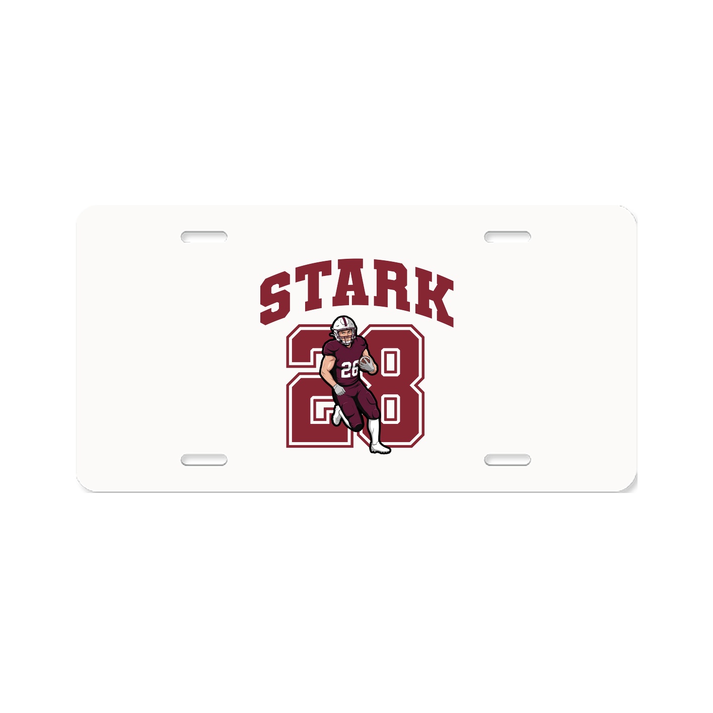 License Plate — Number in Classic