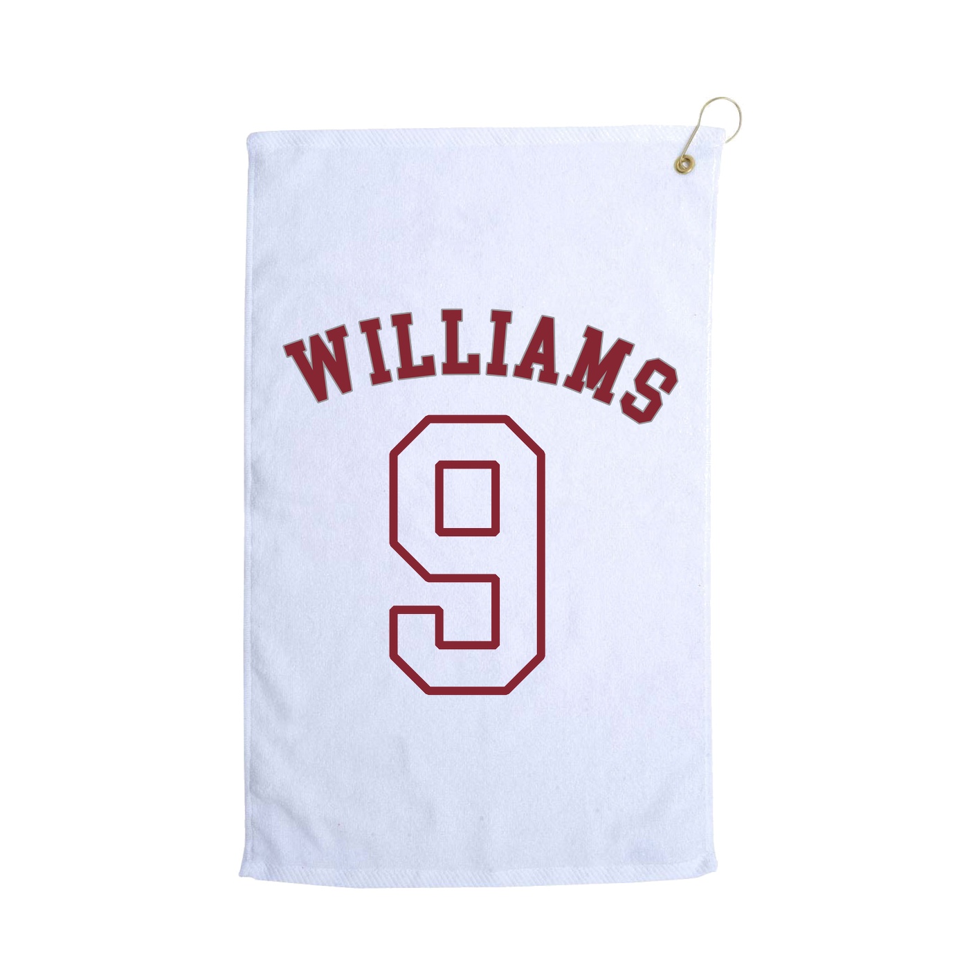 Golf Towel — Shirsey Arch in White