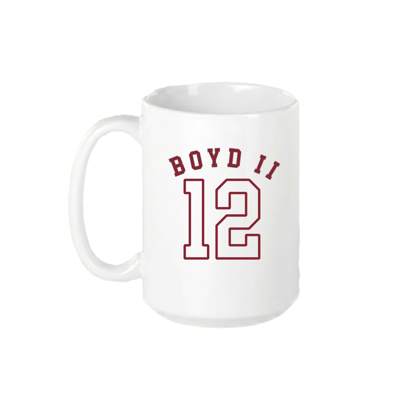 15oz Coffee Mug — Shirsey Arch in White
