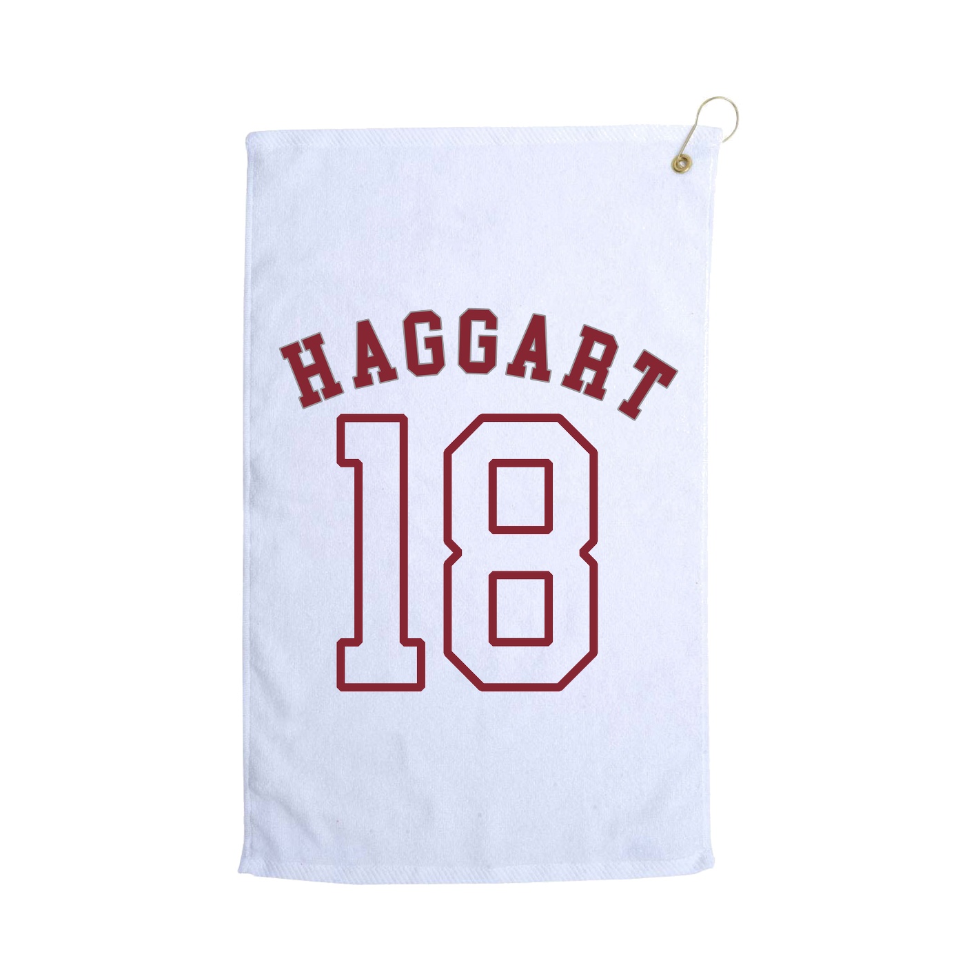 Golf Towel — Shirsey Arch in White