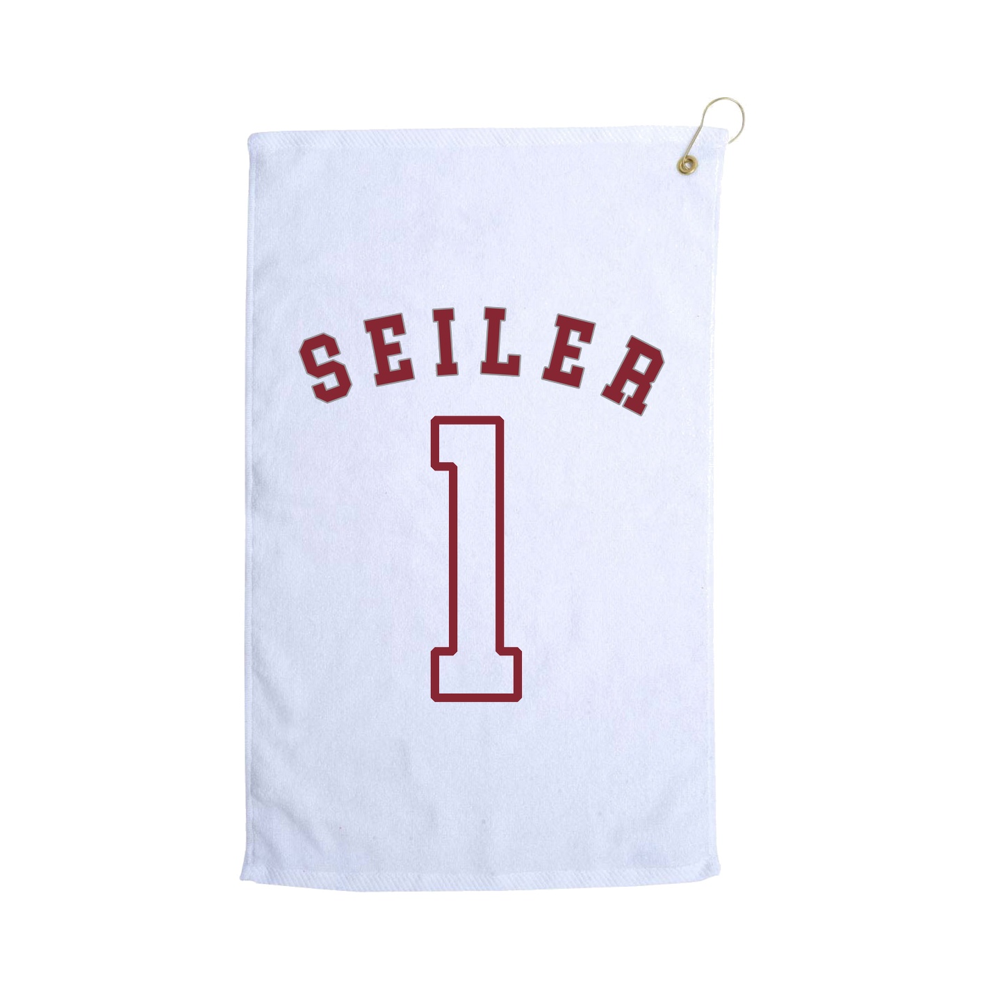 Golf Towel — Shirsey Arch in White