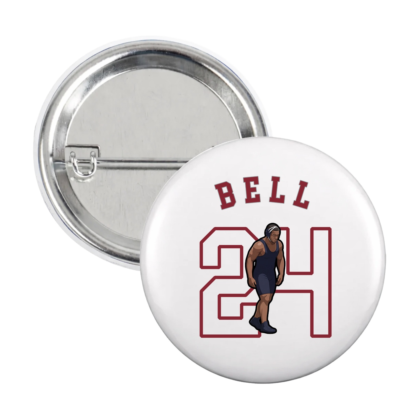 Game Day Button — Shirsey Arch in White