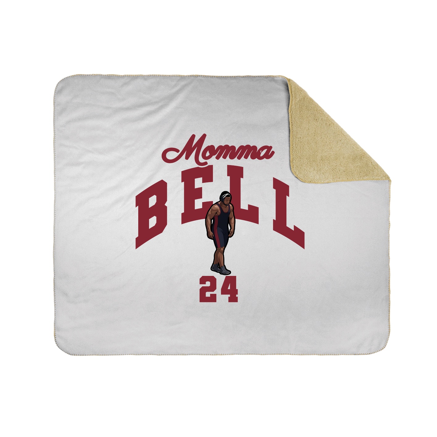 Throw Blanket — Mothers Day Arch in White