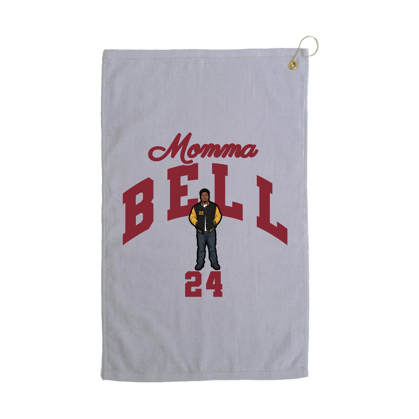 Golf Towel — Mothers Day Arch in Grey