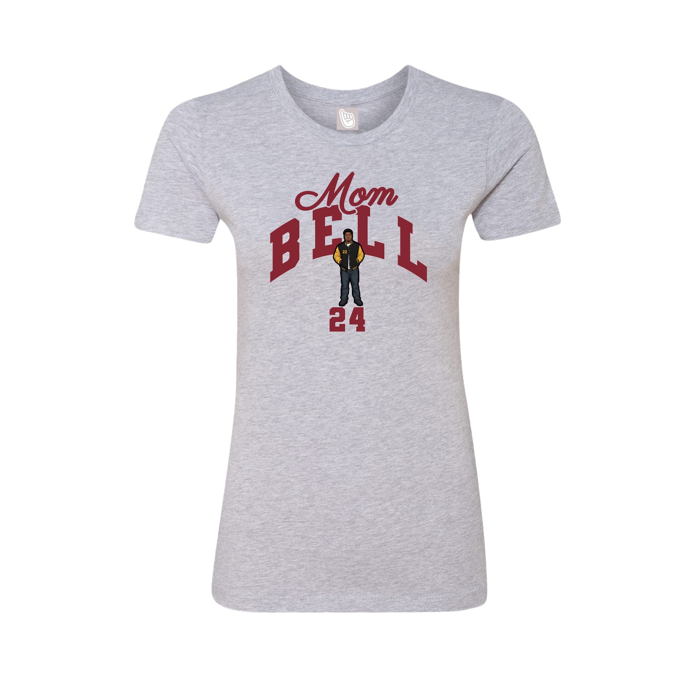 Womens Tee — Mothers Day Arch in Grey