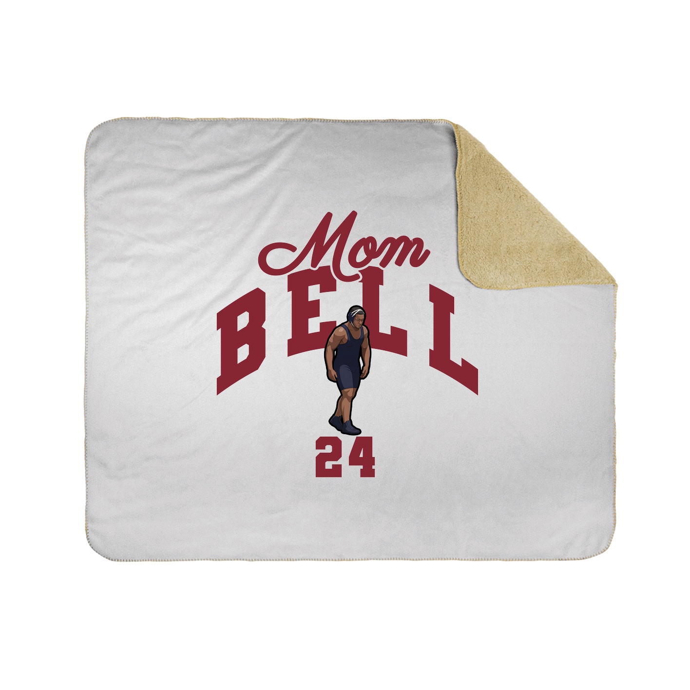 Throw Blanket — Mothers Day Arch in White