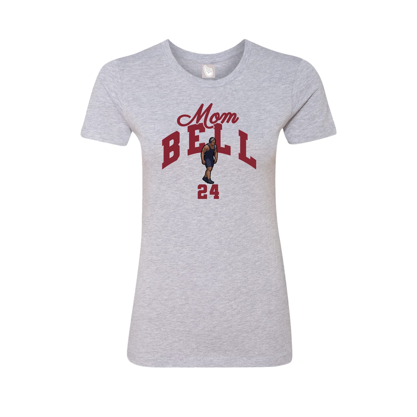 Womens Tee — Mothers Day Arch in Grey
