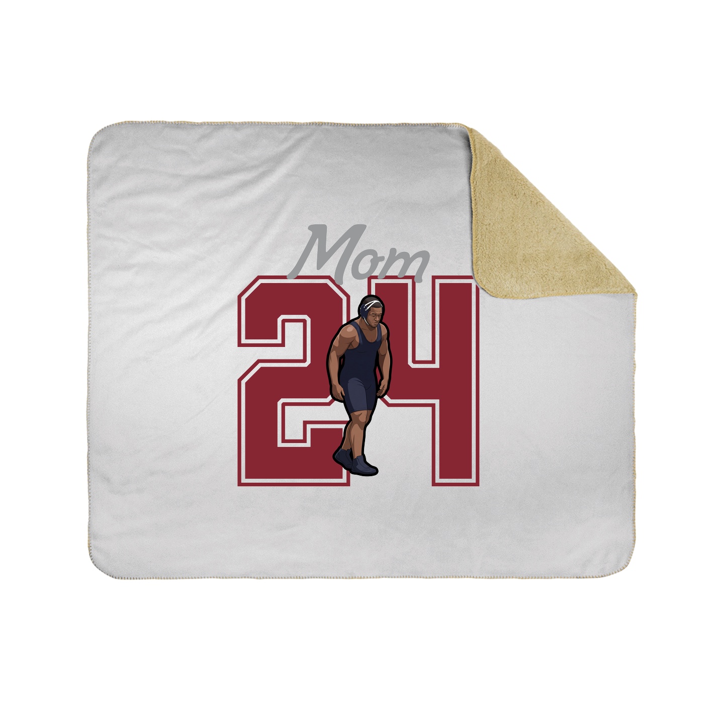 Throw Blanket — Mothers Day Shirsey in White