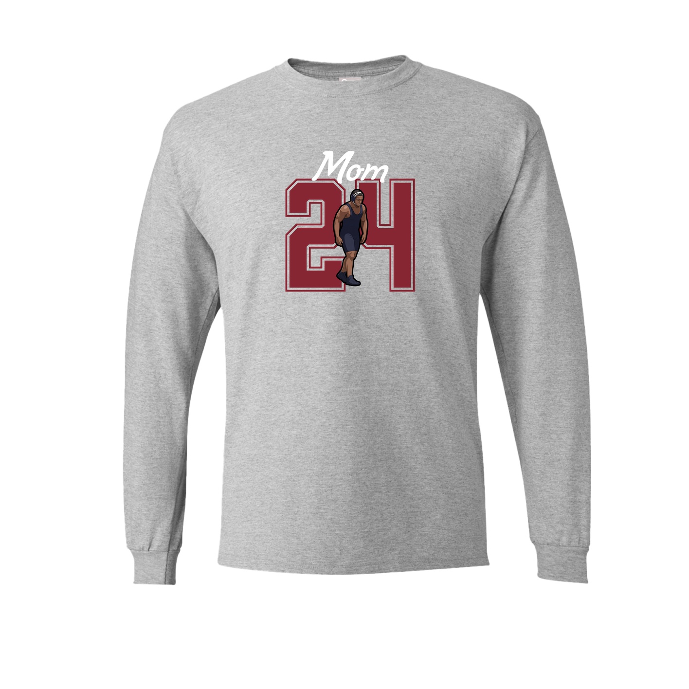 Long Sleeve Tee — Mothers Day Shirsey in Grey