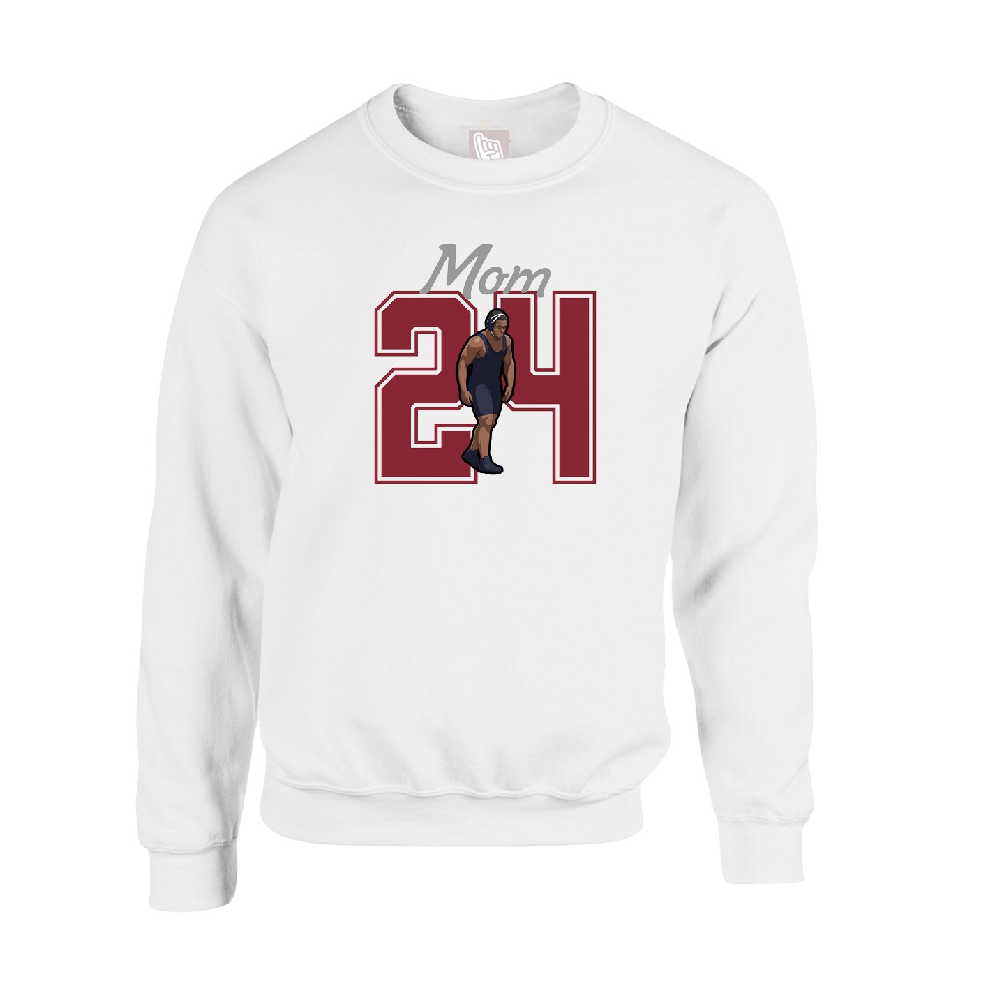 Fleece Crew — Mothers Day Shirsey in White