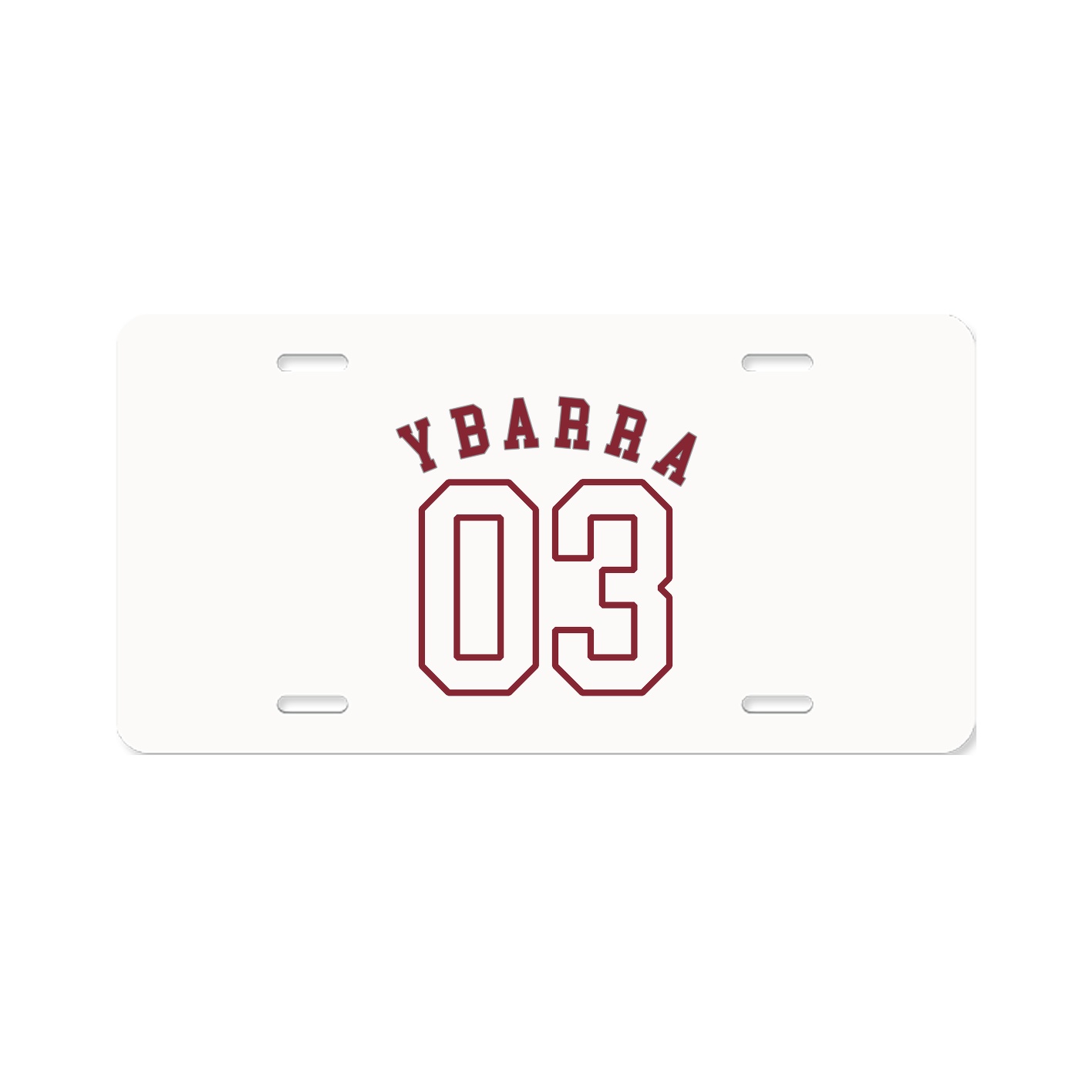 License Plate — Shirsey Arch in Classic